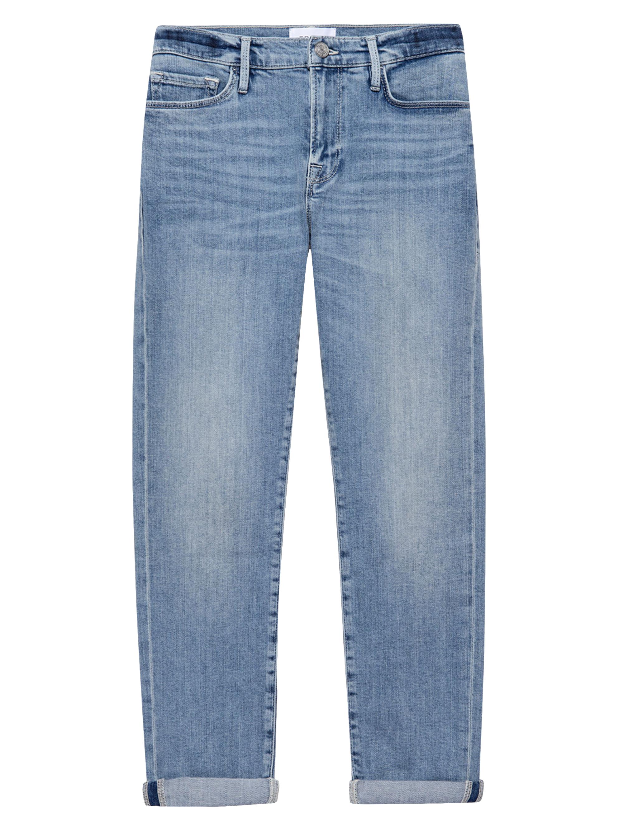 Frame Women's Le Garcon Mid-Rise Cropped Jeans - Galeston