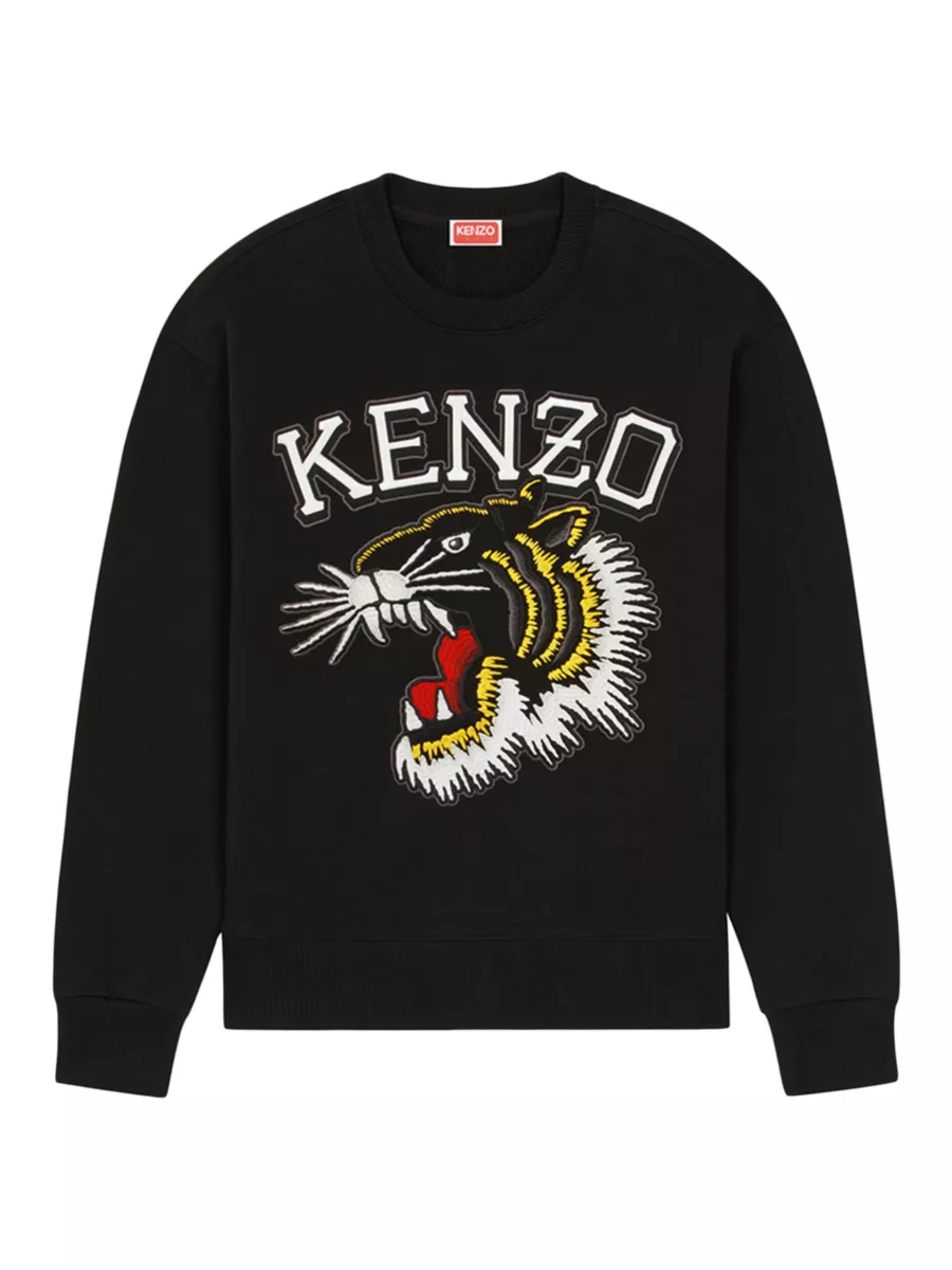 Shop Kenzo Logo Embroidered Tiger Sweatshirt Saks Fifth Avenue