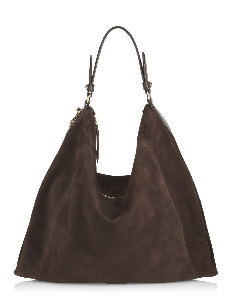 Jimmy Choo Ana Suede Hobo Bag | Saks Fifth Avenue