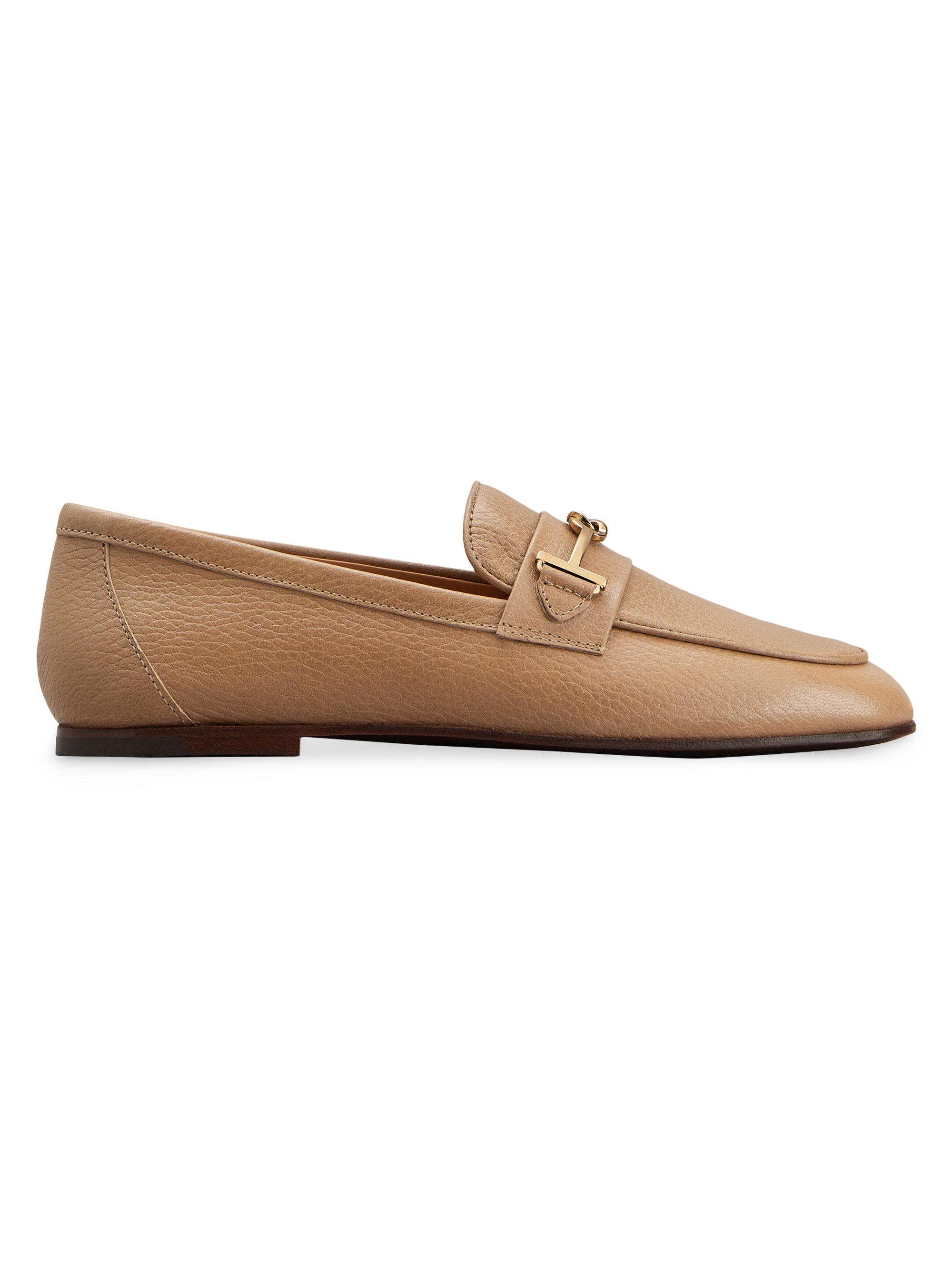 Tod's Women's T-Link Leather Loafers - Ginger