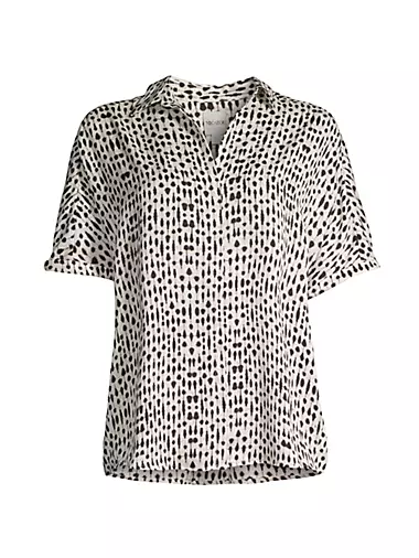 Short-Sleeve Ink Dot Shirt