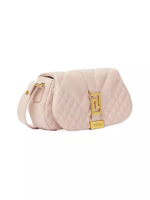 Versace Quilted Shoulder Bag Crossbody with Medusa and Greca