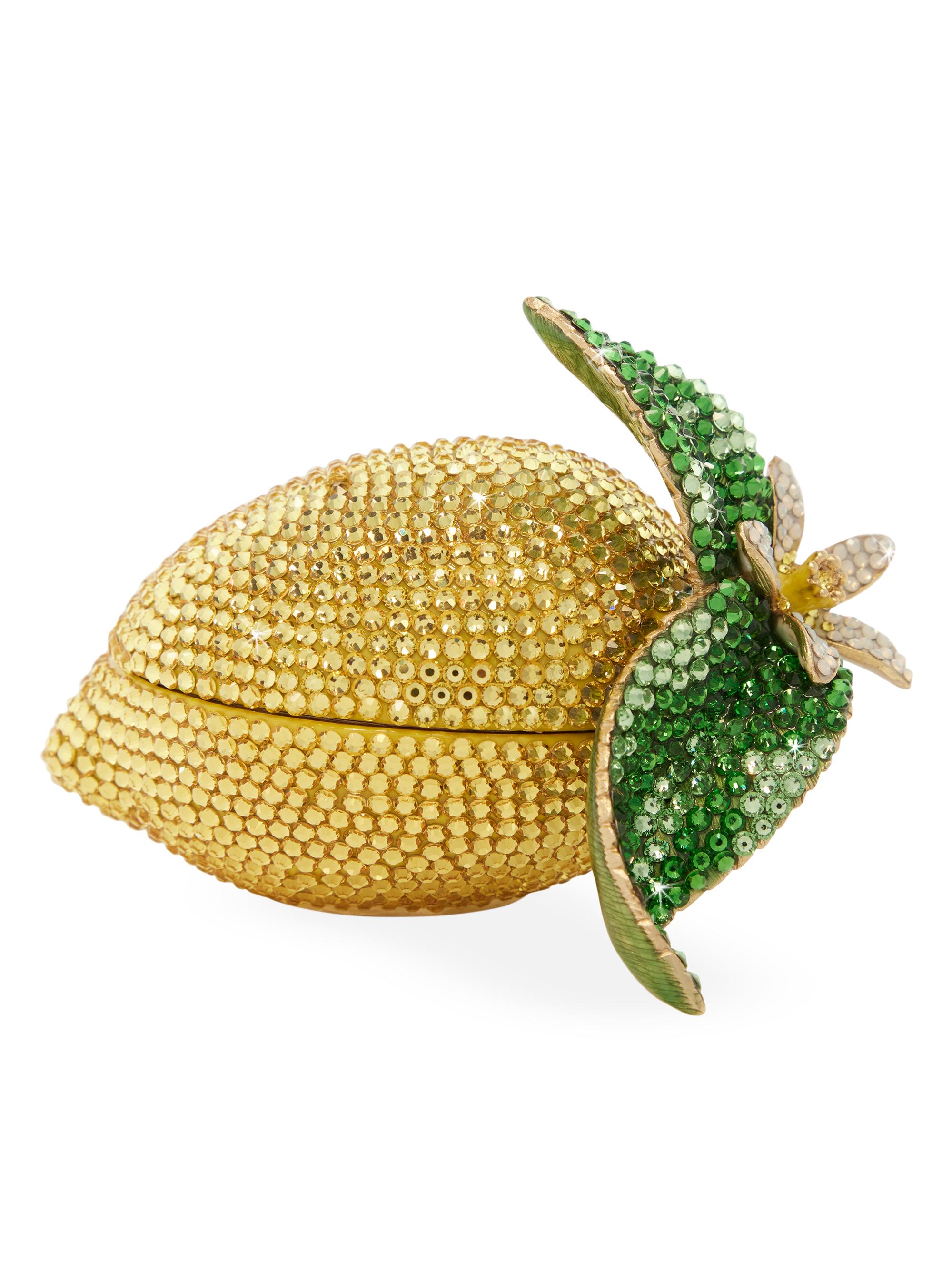 Jay Strongwater Pop Life Lemon Box - Yellow