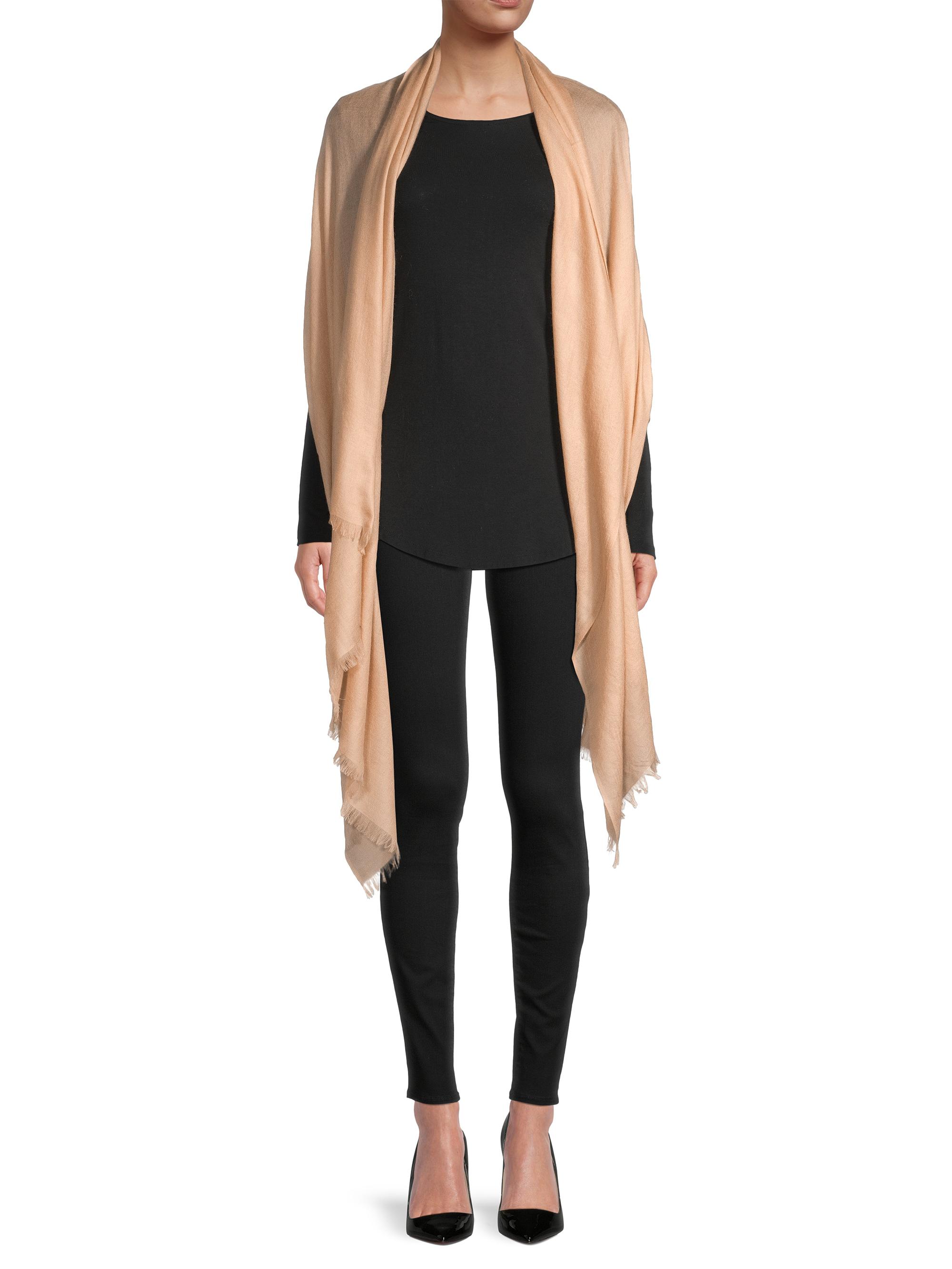 Sofia Cashmere Women's Lightweight Cashmere Scarf - Camel | Thumbnail 6