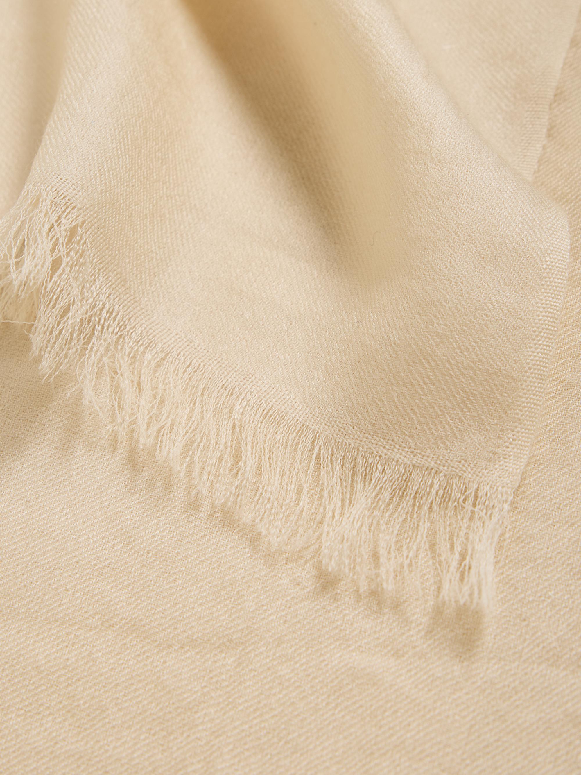 Sofia Cashmere Women's Lightweight Cashmere Scarf - Oat | Thumbnail 3