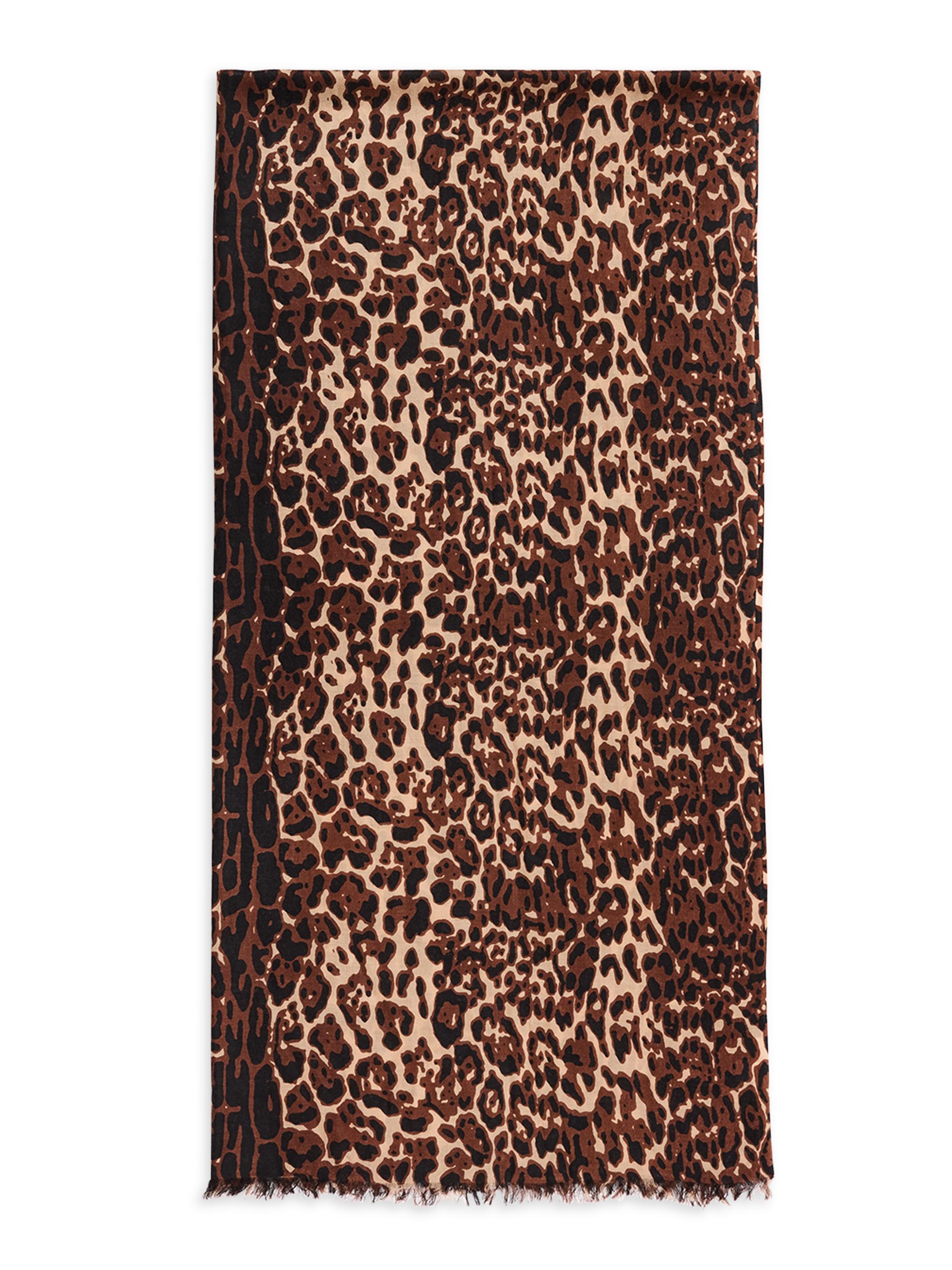 Sofia Cashmere Women's Leopard Cashmere Scarf - Leopard