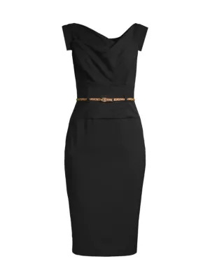 Shop Black Halo Jackie O Pencil Dress | Saks Fifth Avenue