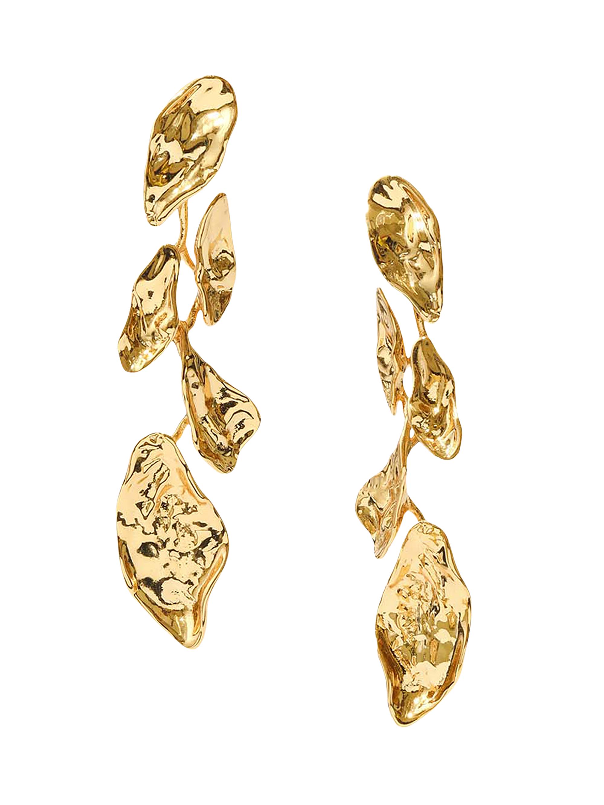 Alexis Bittar Women's Brut Mosaic 14K-Gold-Plated Drop Earrings - Gold