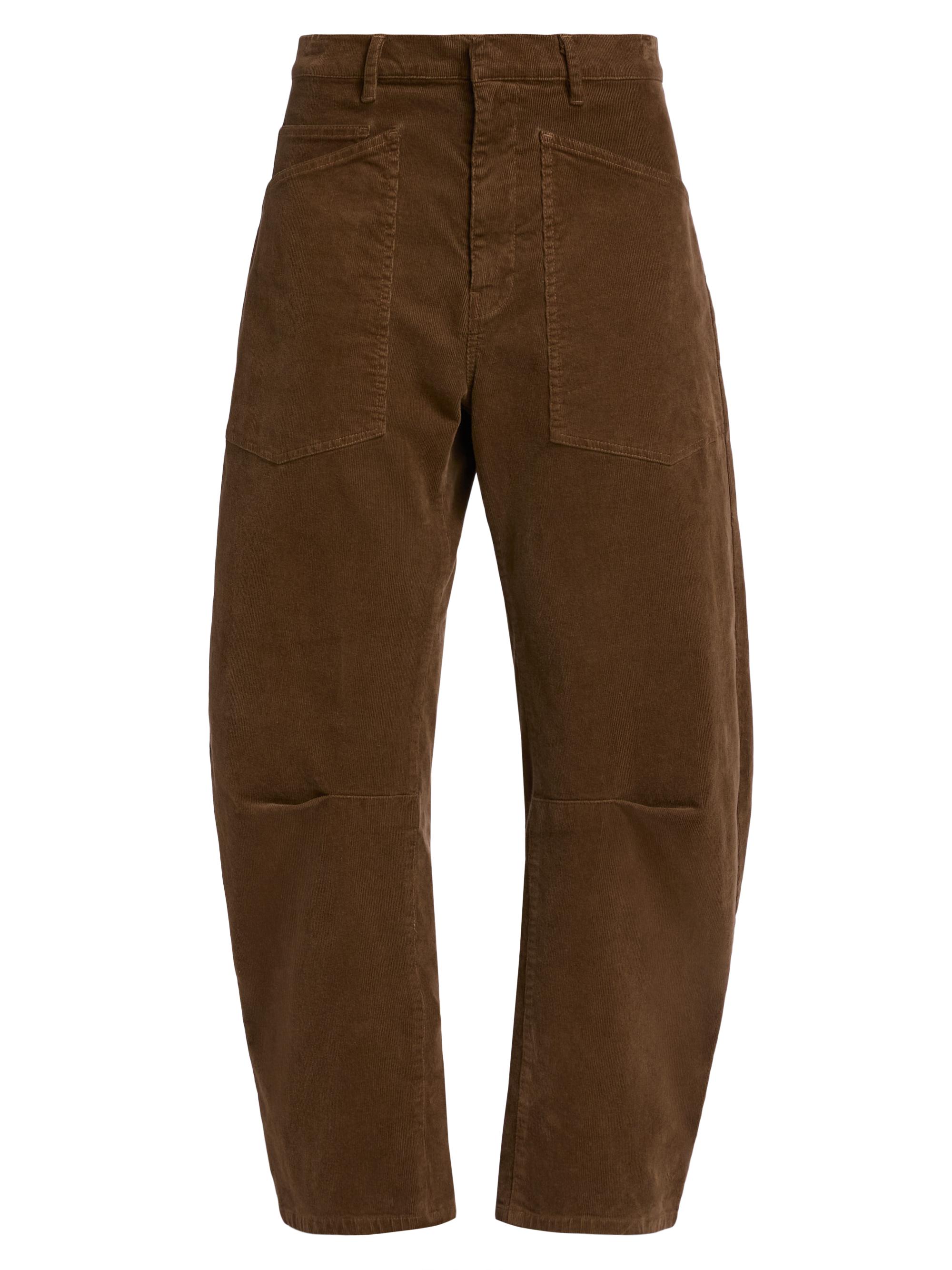 Nili Lotan Women's Shon Corduroy Pants - Cigar Brown