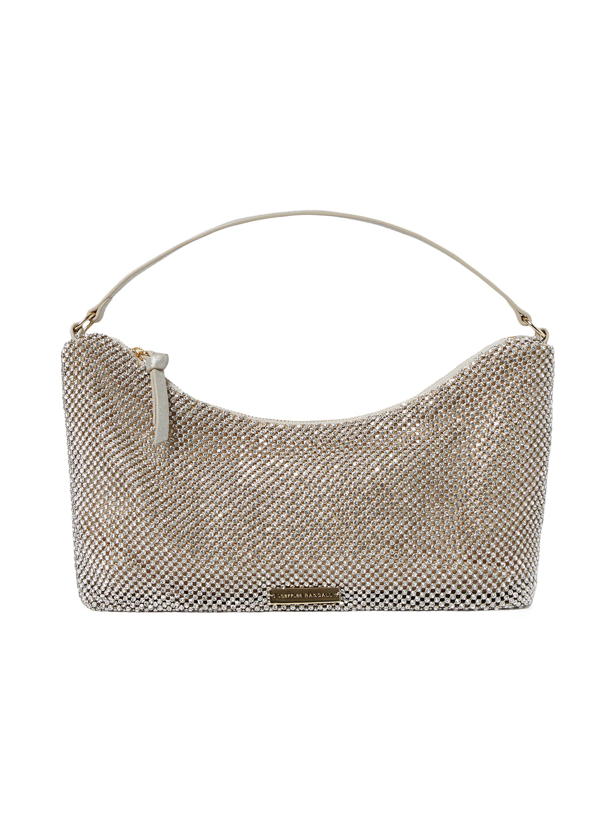 Shop Loeffler Randall Diamante Crystal Mesh Baguette Bag | Saks 