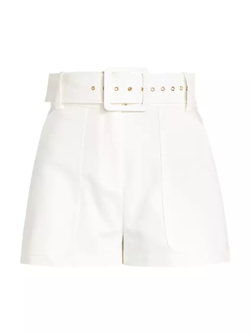 Ramy Brook - Kasey Belted High-Rise Shorts
