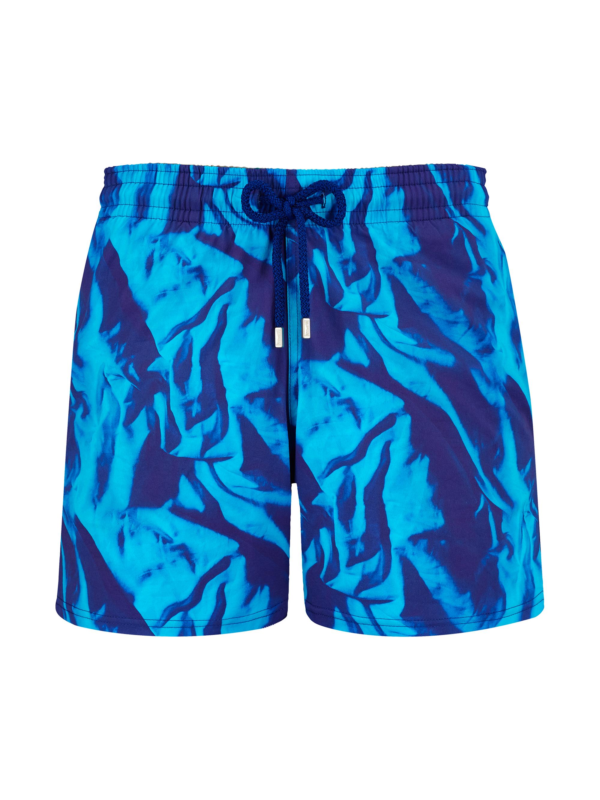 Vilebrequin Men's Les Draps Froisses Graphic Shorts - Bleu Neptune