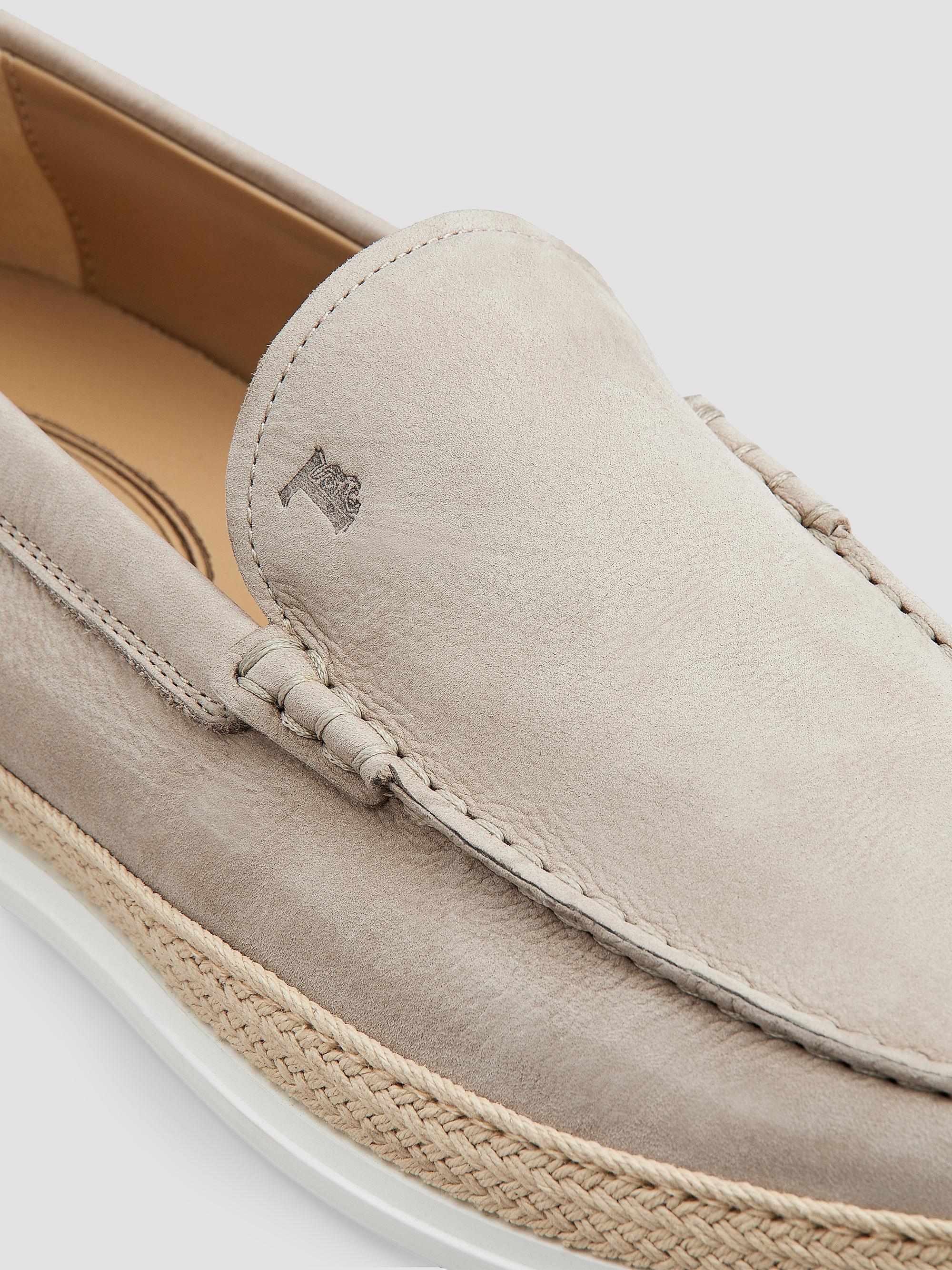Tod's Pantofola Leather & Raffia Loafers | Saks Fifth Avenue