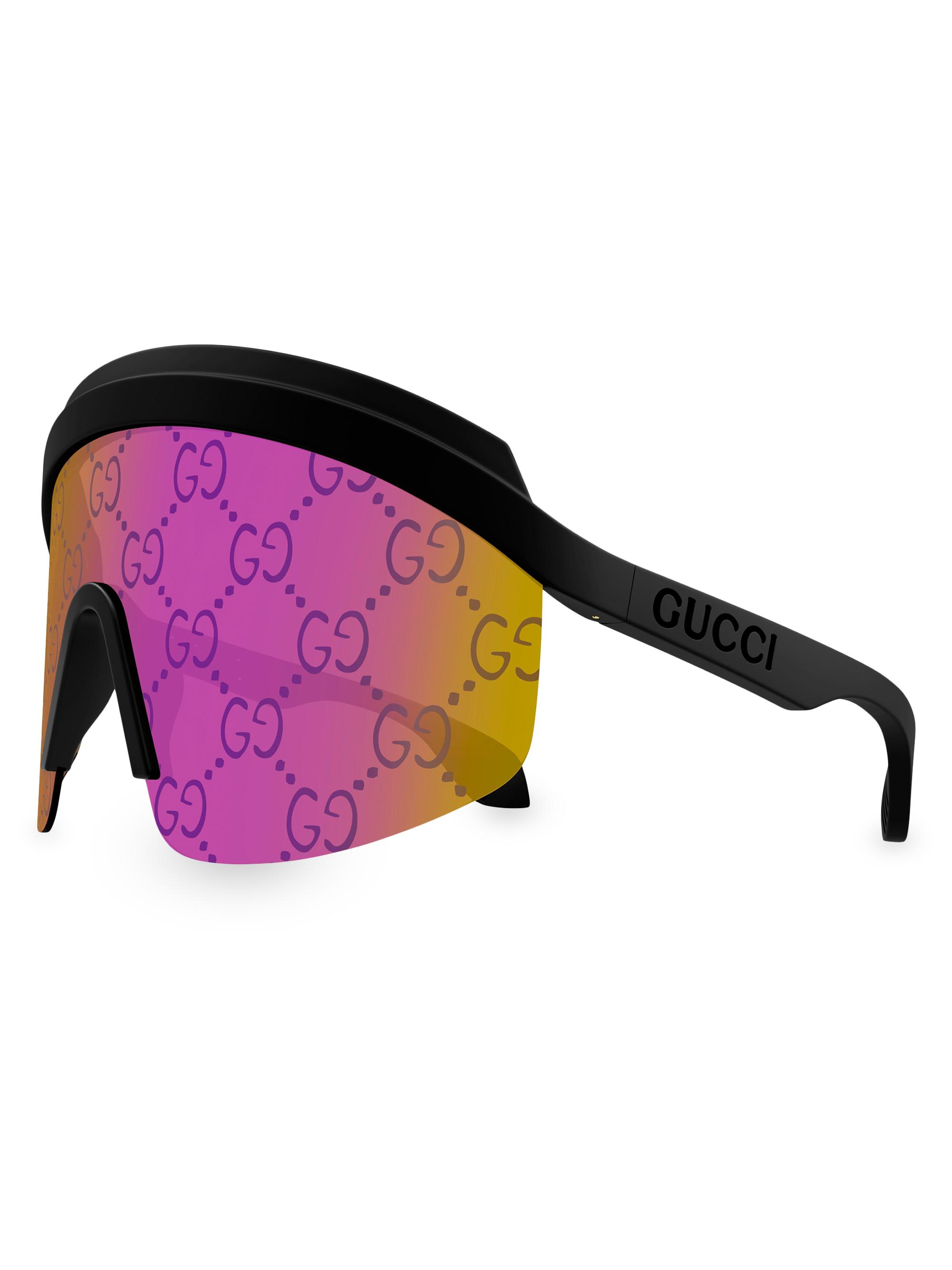 Gucci Guccissima 99MM Mask Sunglasses | Saks Fifth Avenue