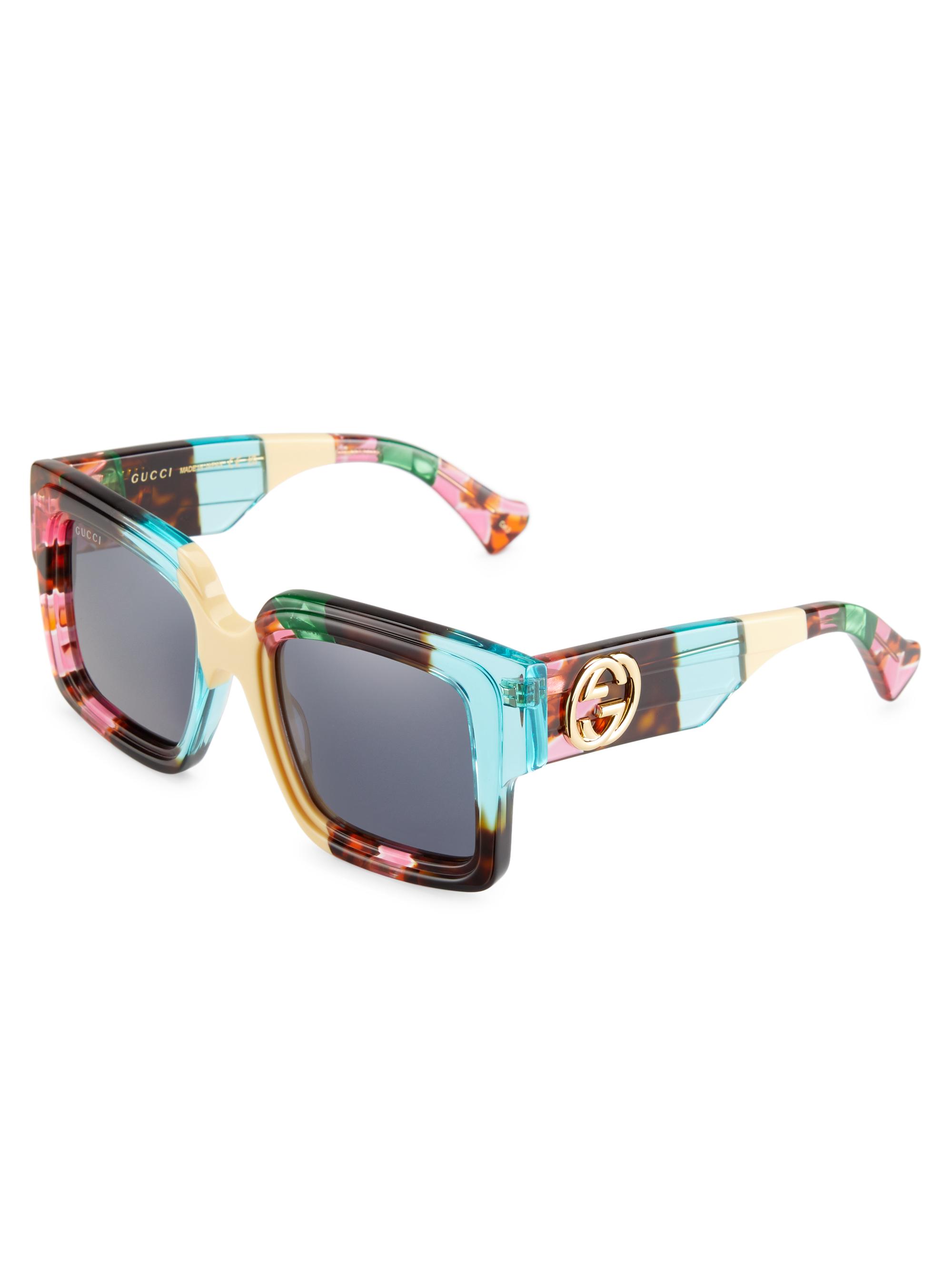 Gucci 51MM Square Sunglasses | Saks Fifth Avenue