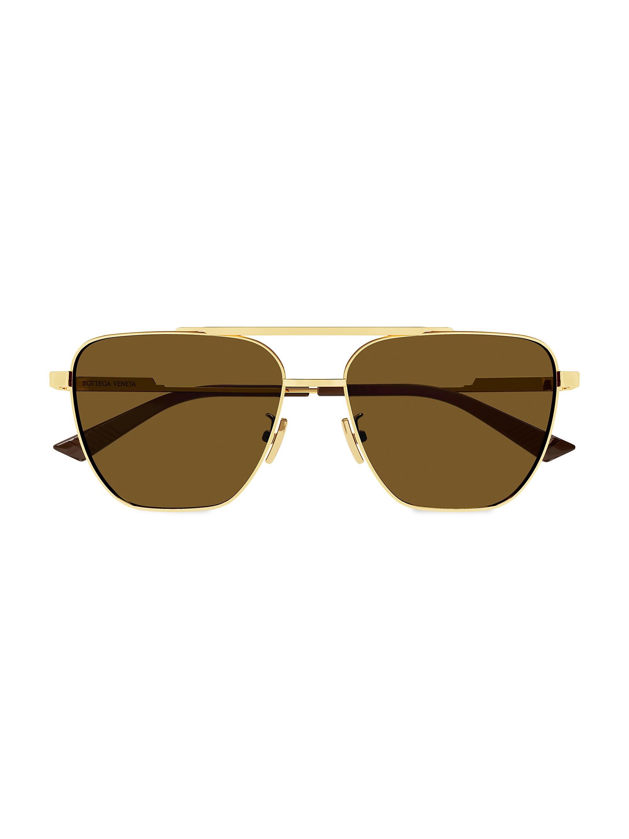 Bottega Veneta Light Ribbon 57MM Pilot Sunglasses | Saks  display picture 1