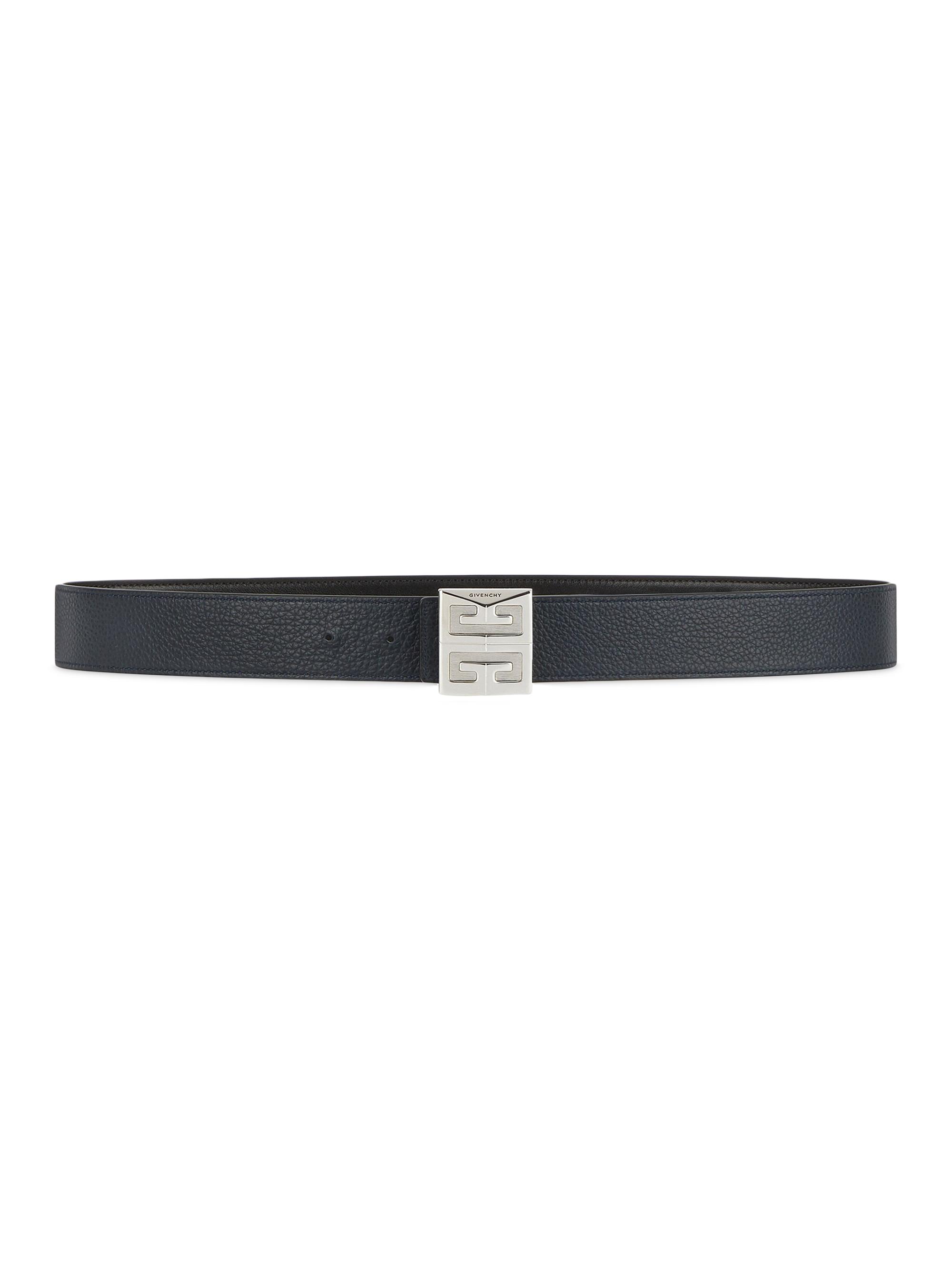 Givenchy Men's 4G Reversible Leather Belt - Black