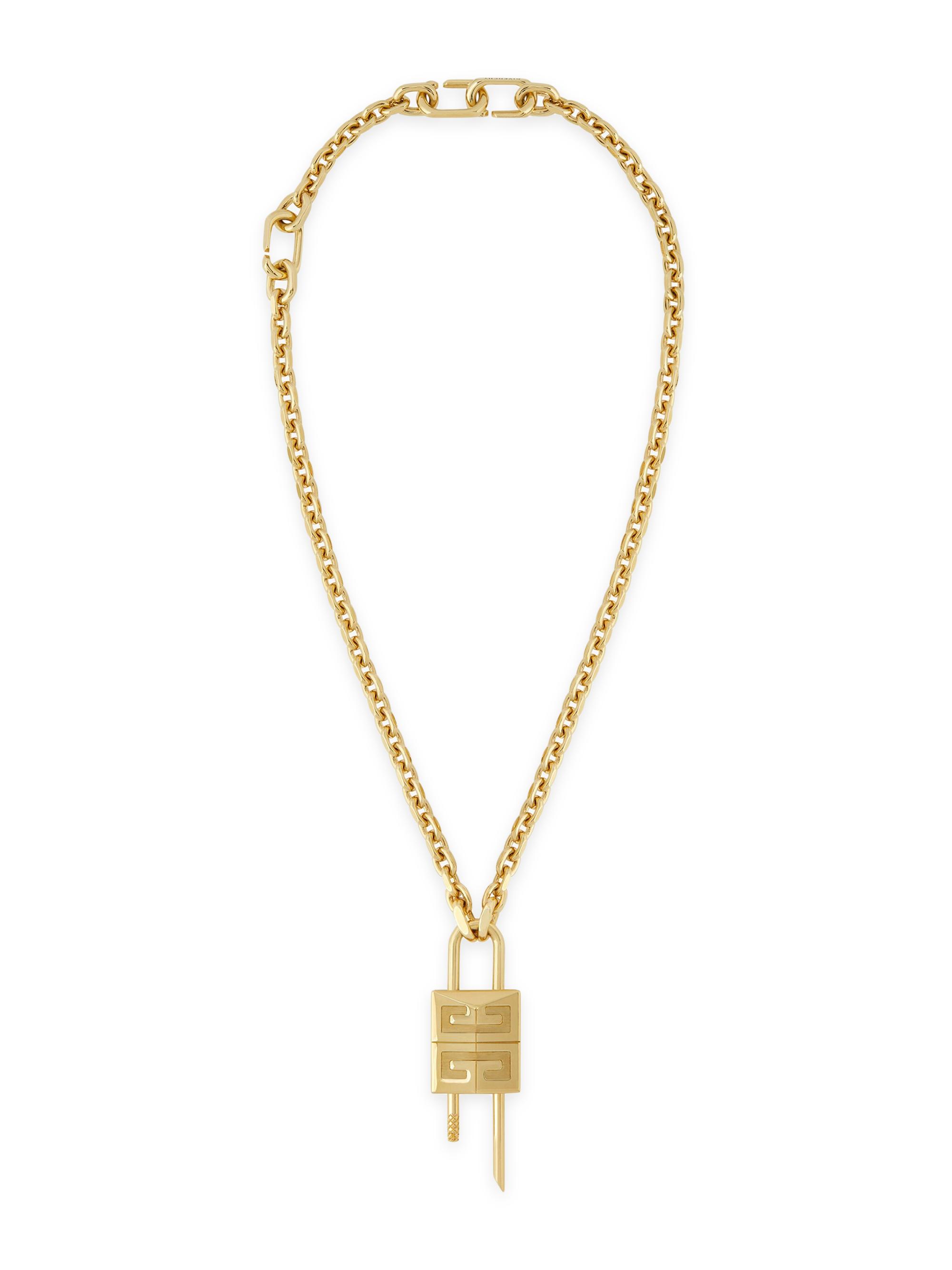Givenchy Women's 4G Logo Padlock Necklace - Gold