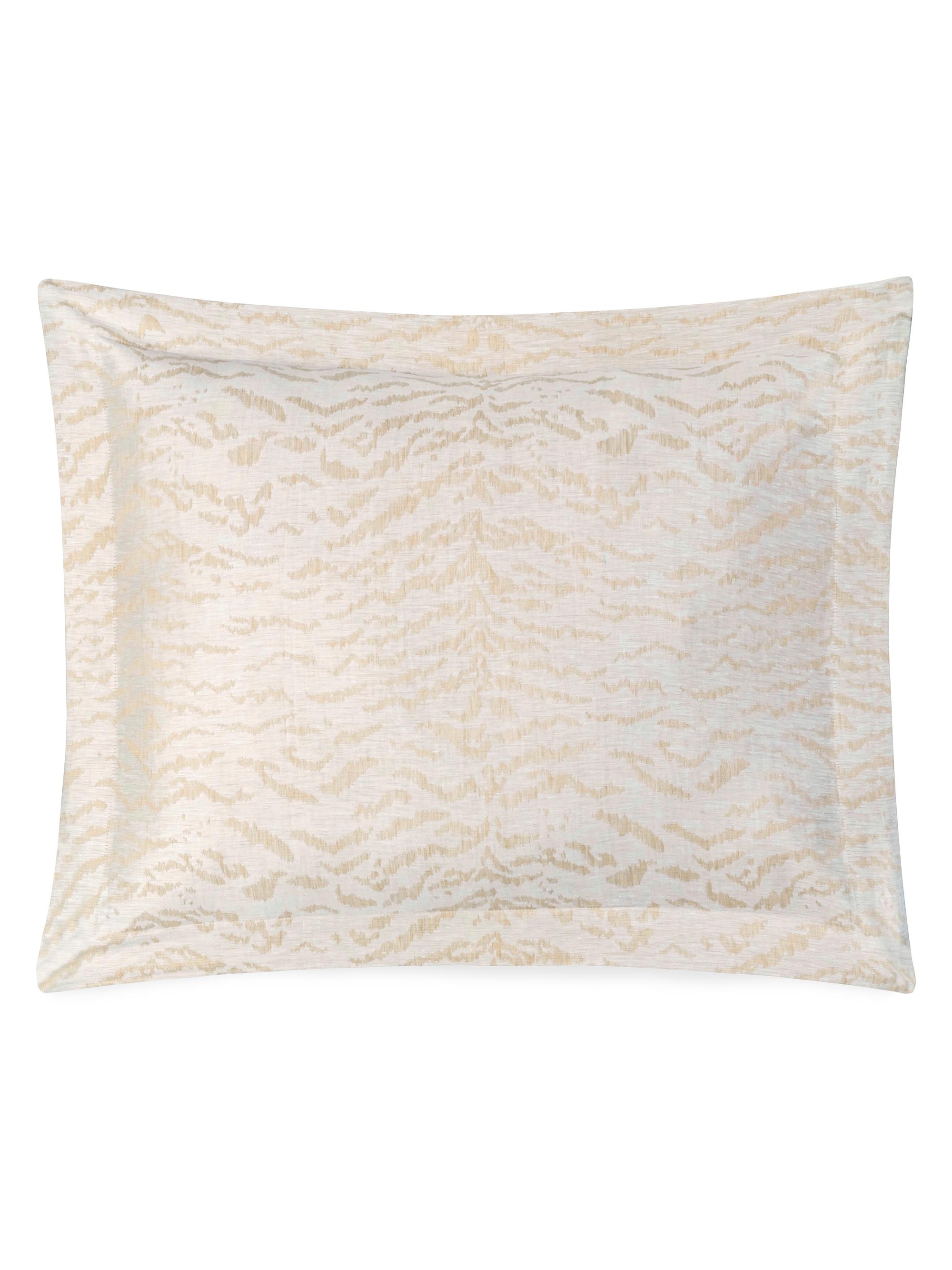 Home Treasures Raja Tiger Linen Sham - Raja Dune King