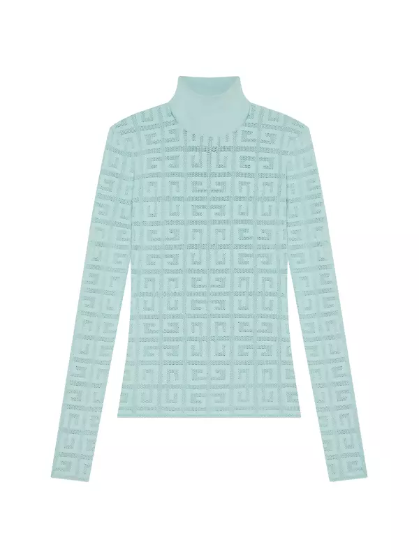 Lace Monogram Sweater