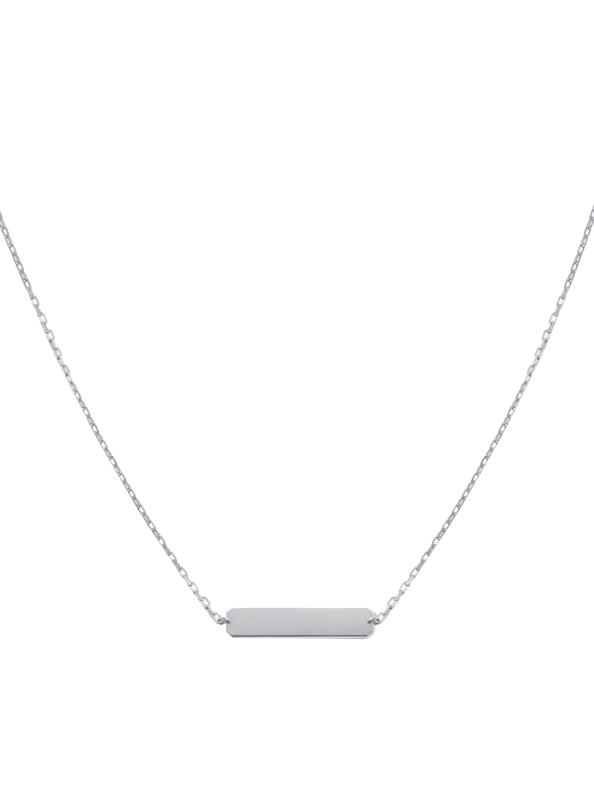 Bernard James Men's Unisex Originals Signa Sterling Silver Necklace - Sterling Silver