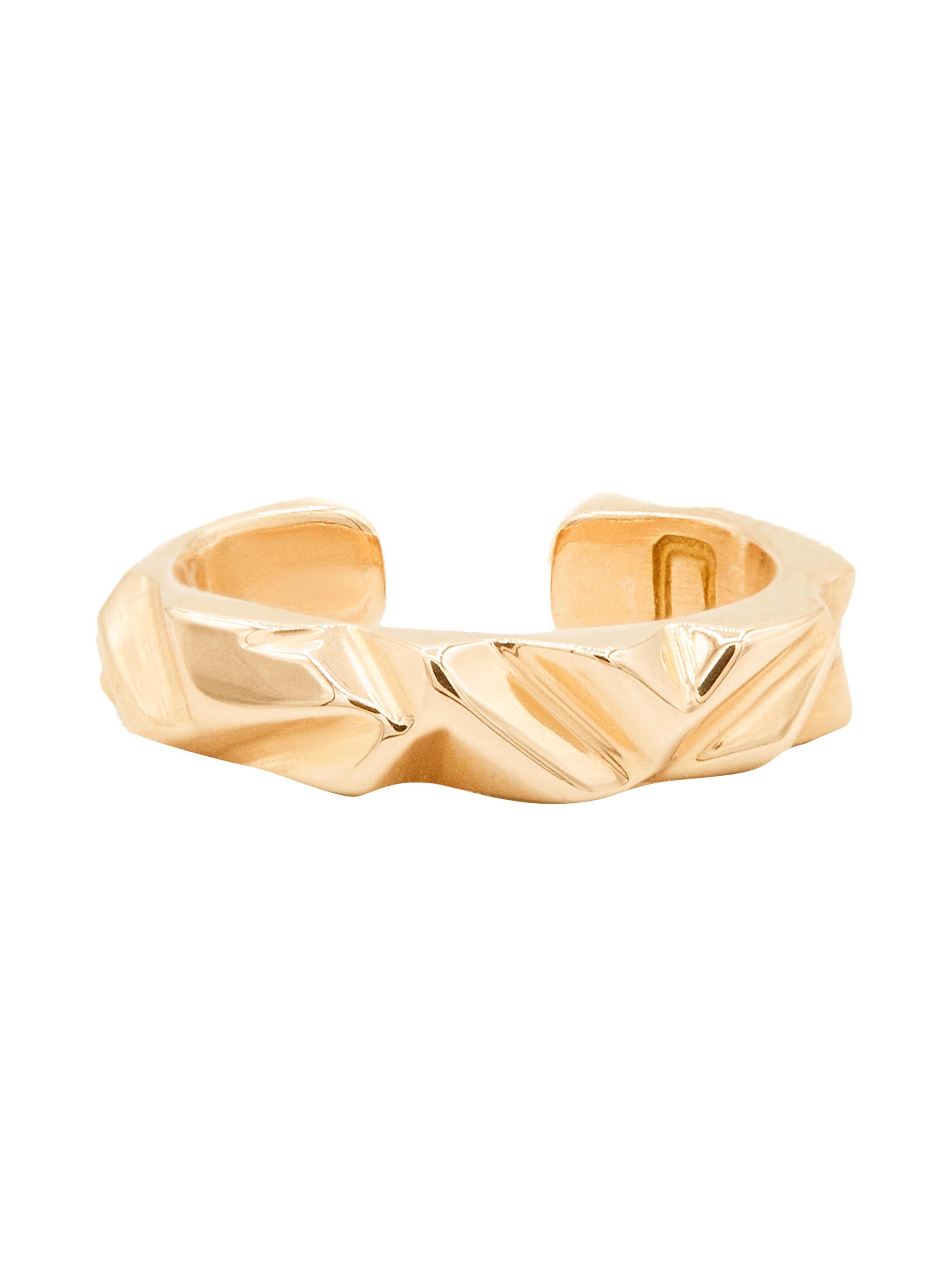 Bernard James Men's 18K Yellow Gold Mirror Ear Cuff - Gold