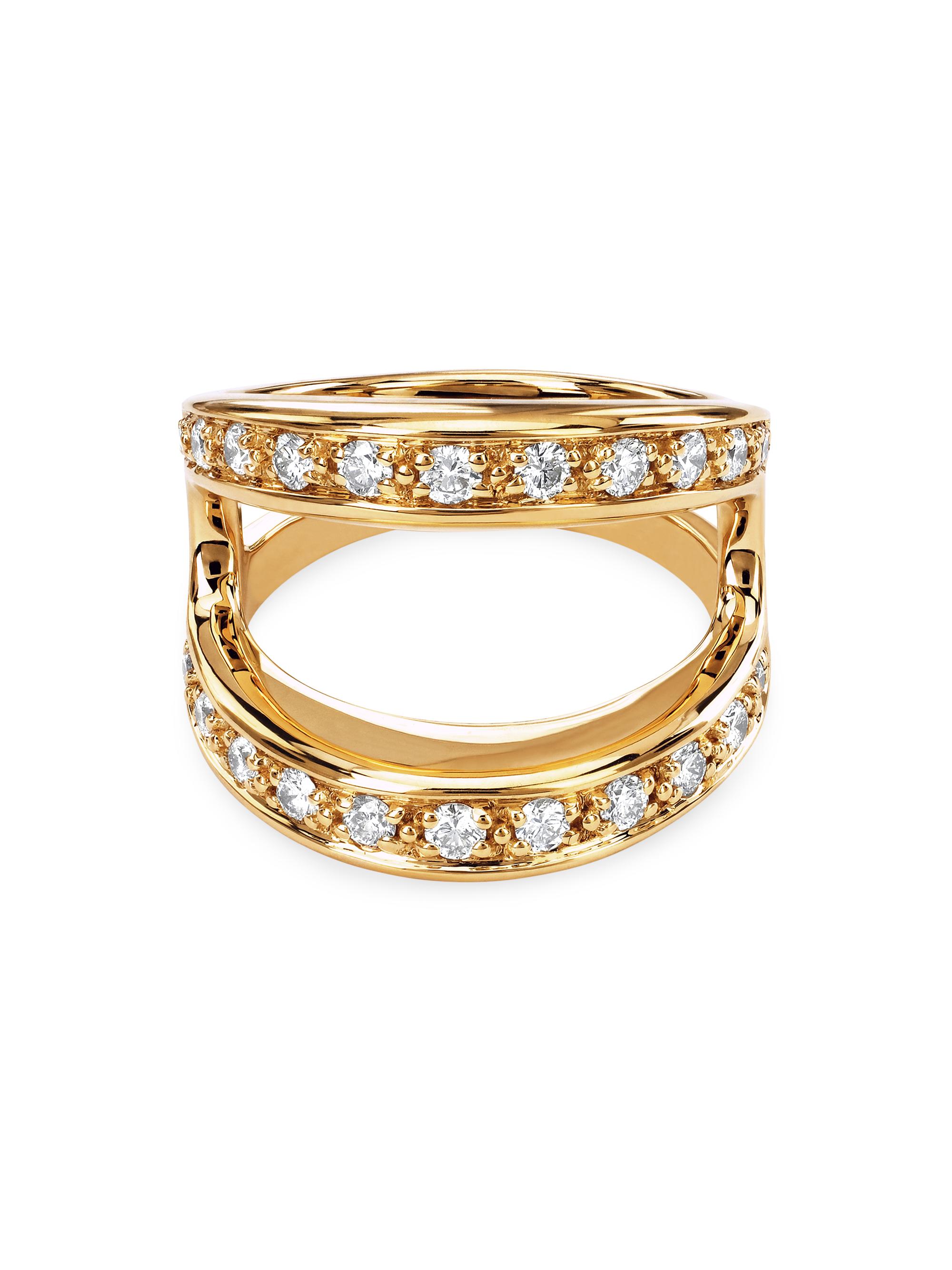 Hoorsenbuhs Women's Masque 18K Yellow Gold & 0.75 TCW Diamond Ring - Yellow Gold