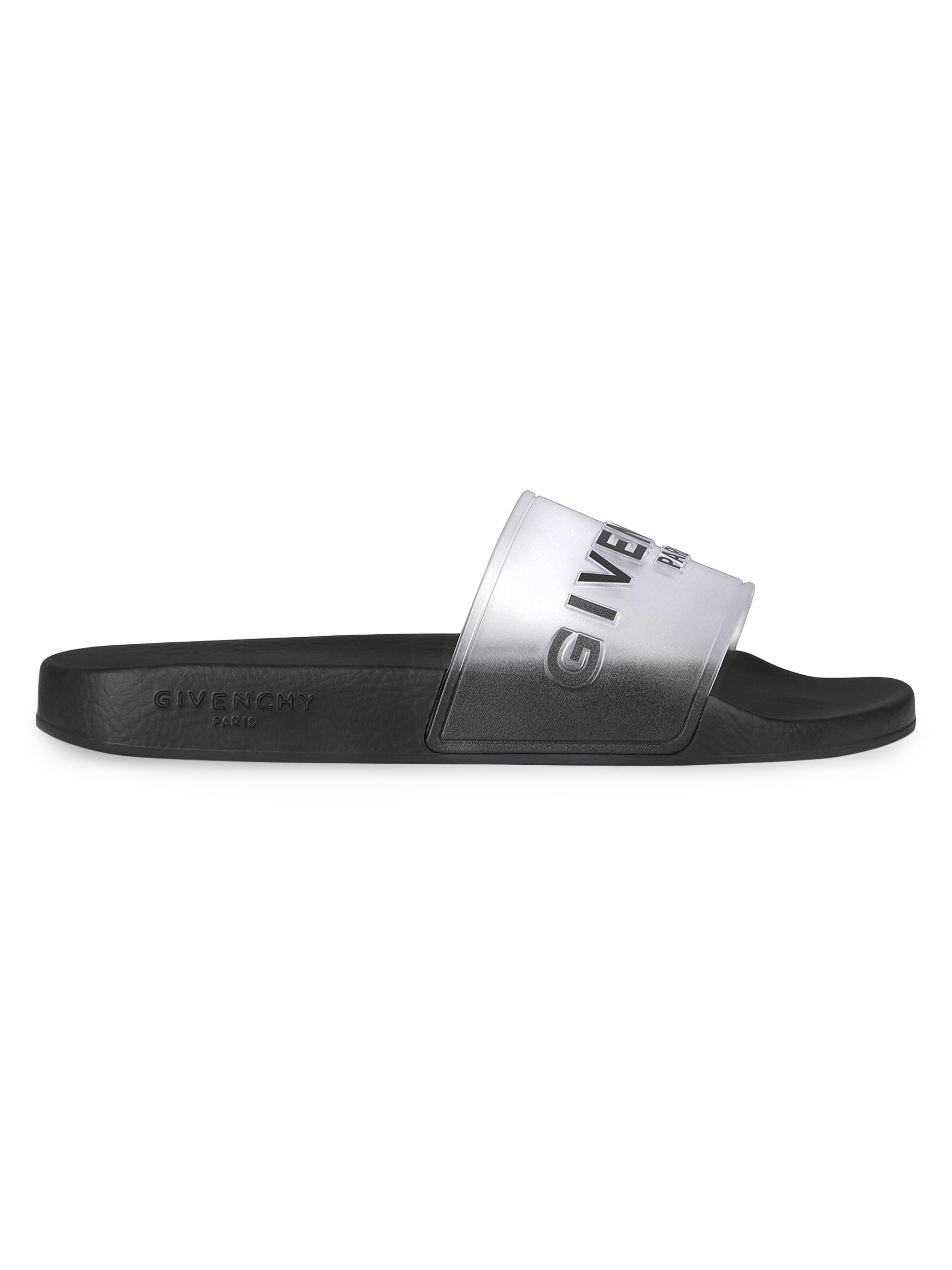 Givenchy Slide Flat Logo Sandals | Saks Fifth Avenue