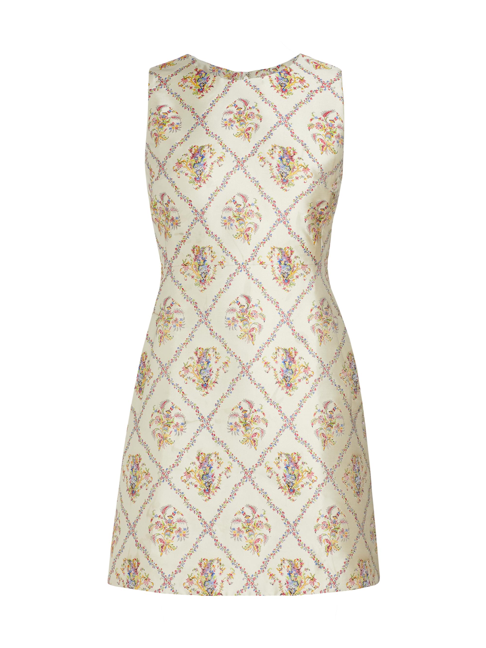 Etro Women's Garden Party Jacquard A-Line Minidress - White