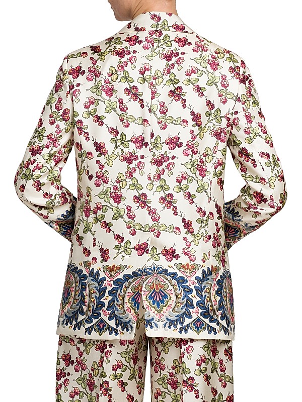 Shop Etro Silk Berry Blazer | Saks Fifth Avenue Shop Etro Silk Berry Blazer | Saks Fifth Avenue