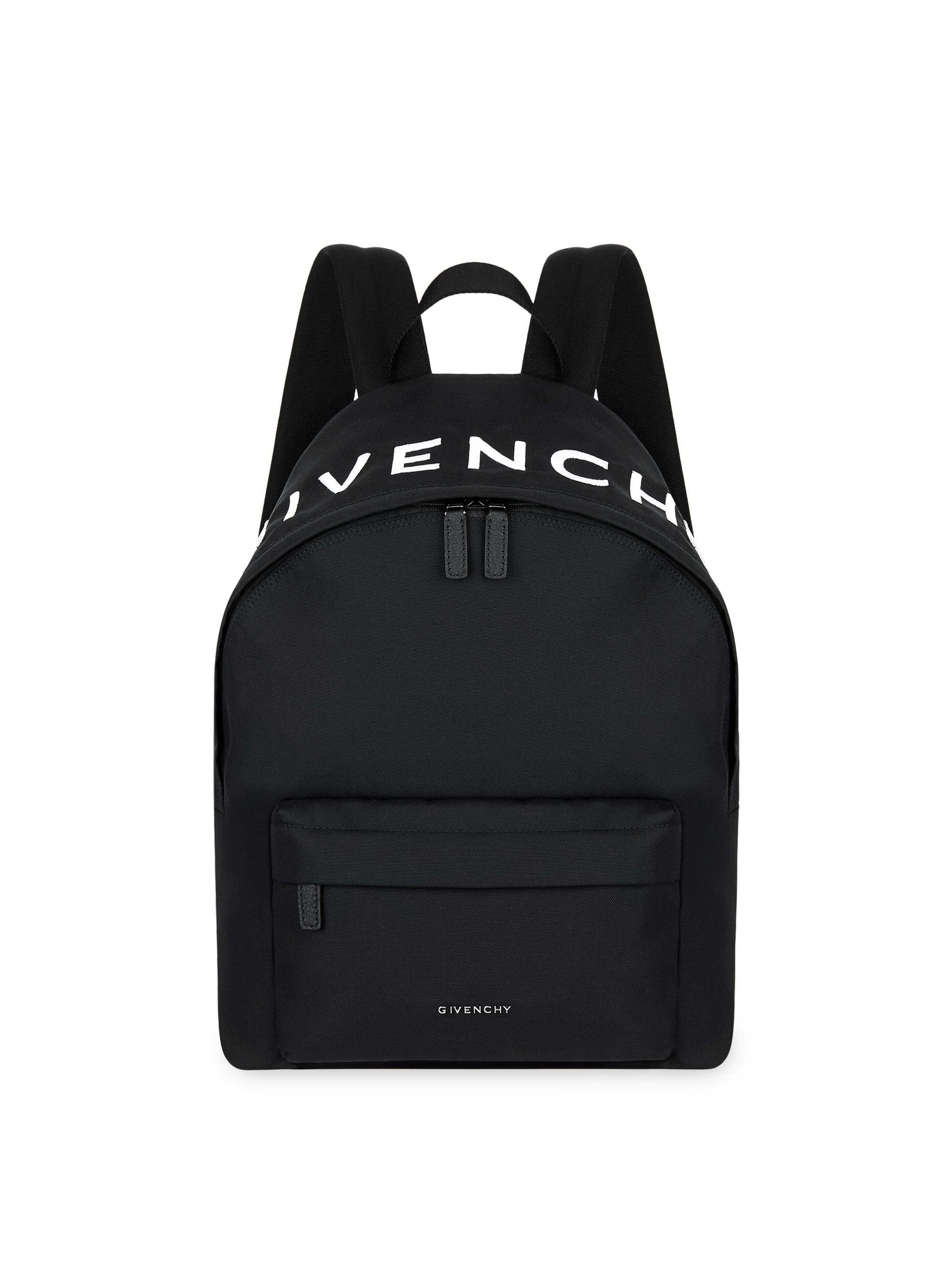 Givenchy Men's Essential U Nylon Logo Backpack - Black