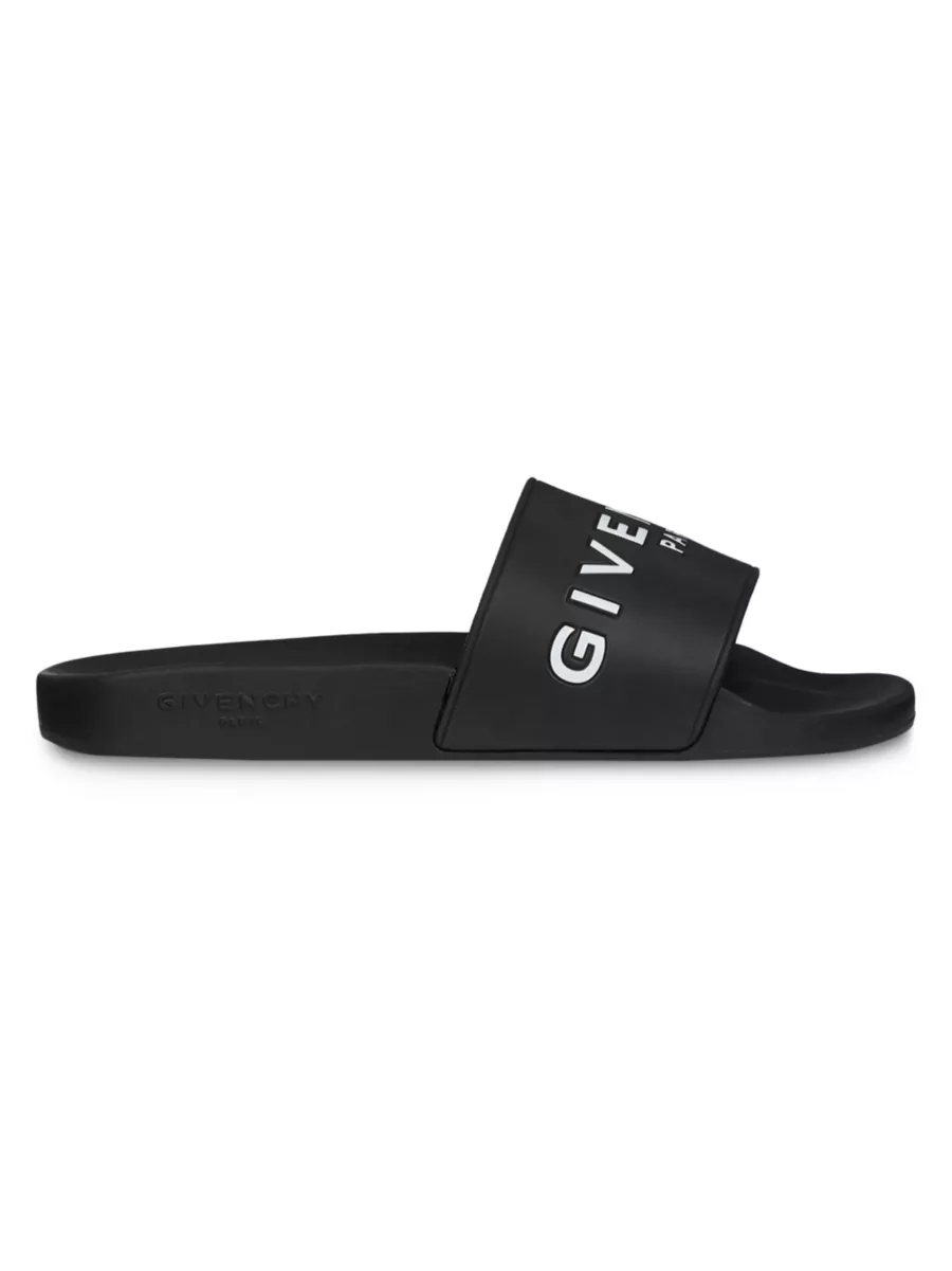 Shop Givenchy Logo Pool Slides Saks Fifth Avenue
