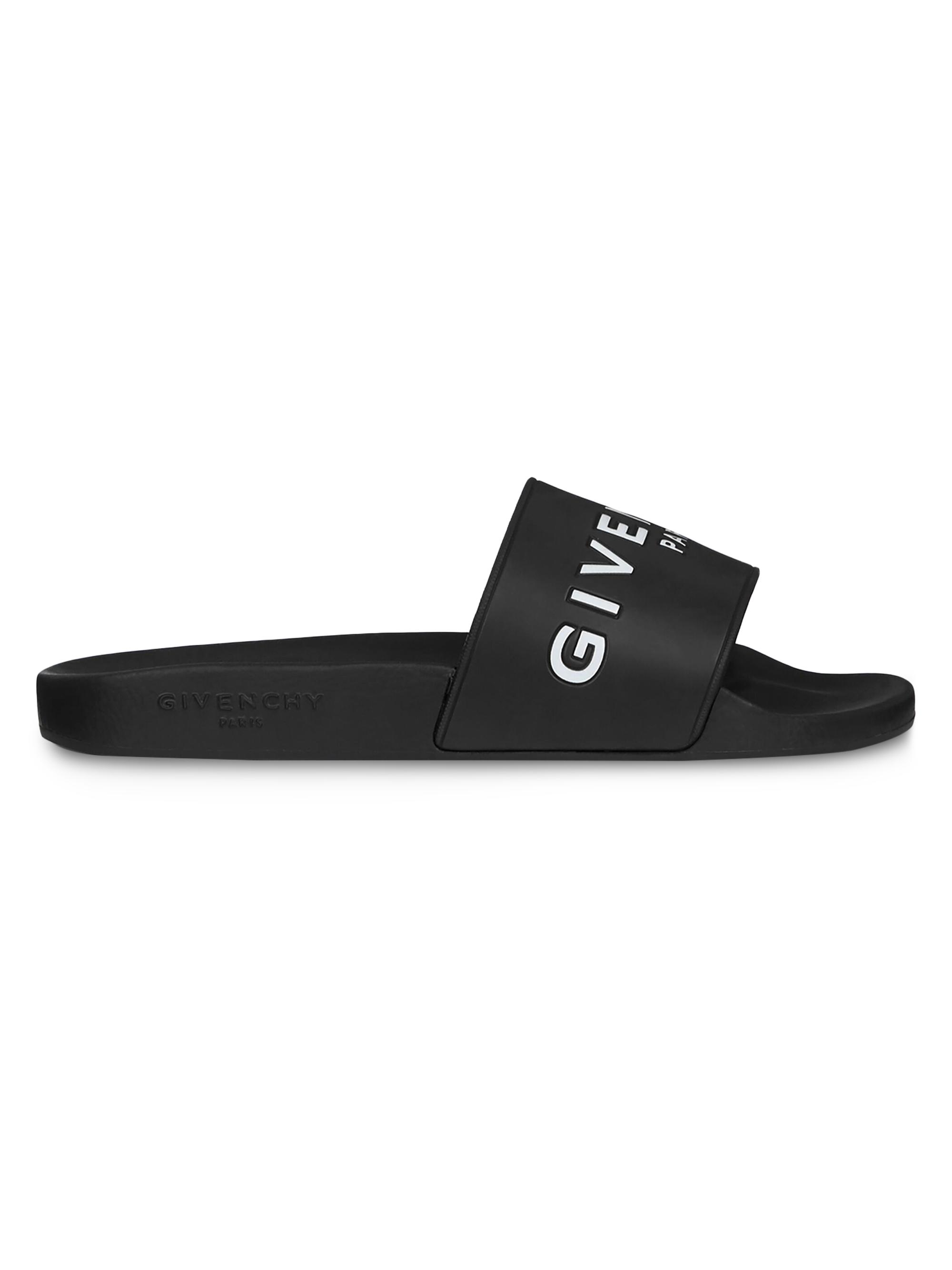 Givenchy Women's Logo Pool Slides - Black