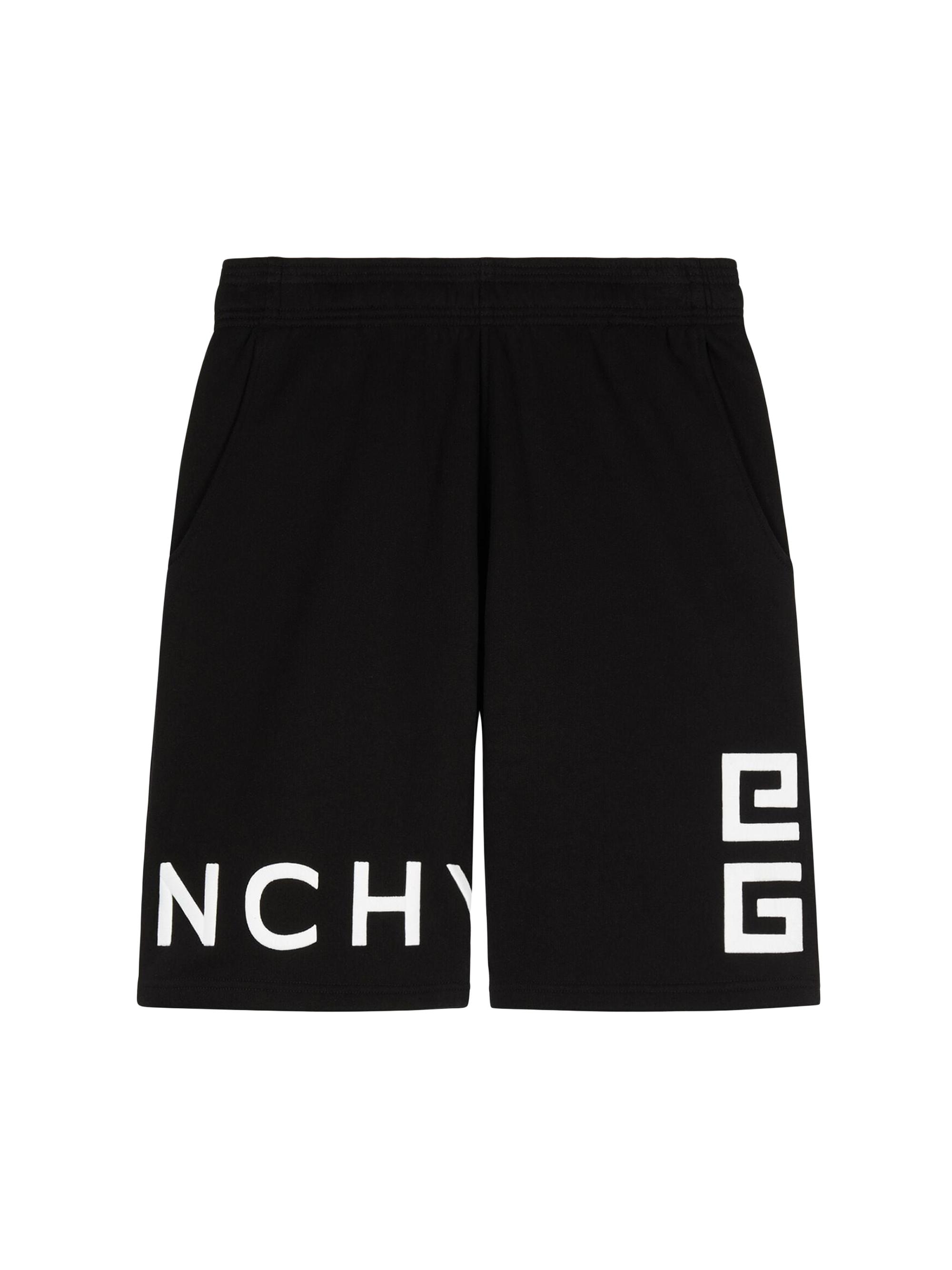 Givenchy Men's Embroidered Boxing Shorts - Black