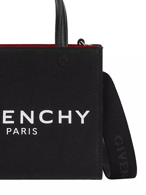 Givenchy G-tote Small Canvas Shopper in Black