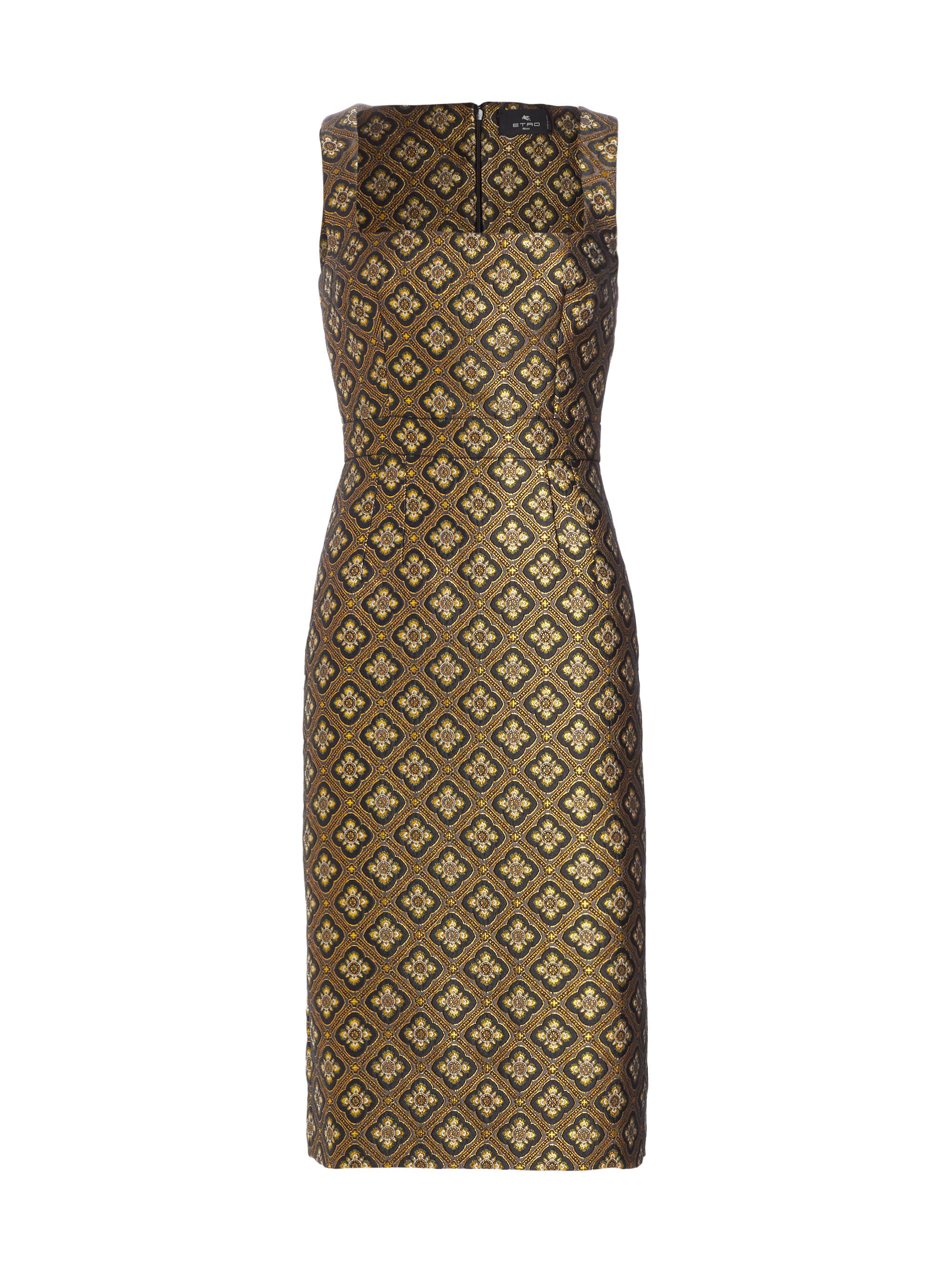 Etro Women's Tapestry Jacquard Sheath Dress - Black
