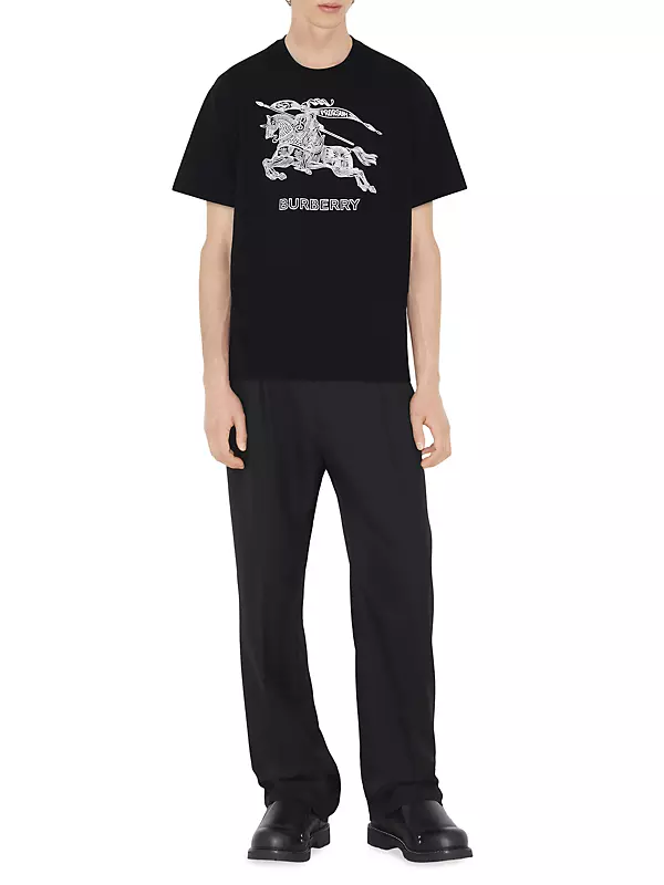 Shop Burberry Dezi Equestrian Knight T-Shirt | Saks Fifth Avenue