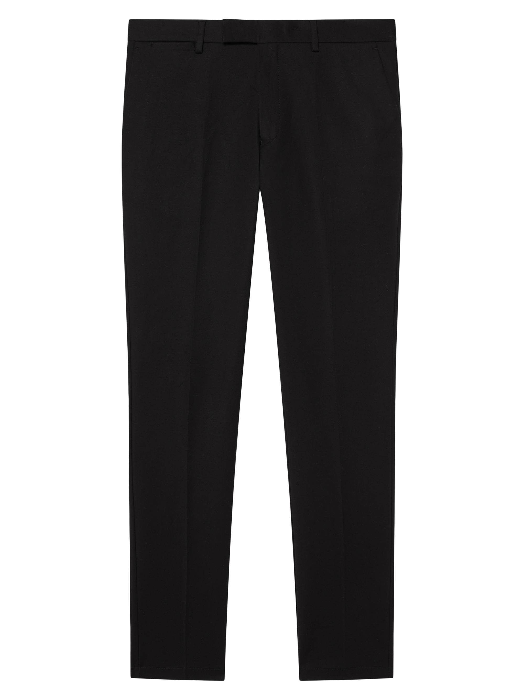 Reiss Men's Eastbury Cotton Pants - Black