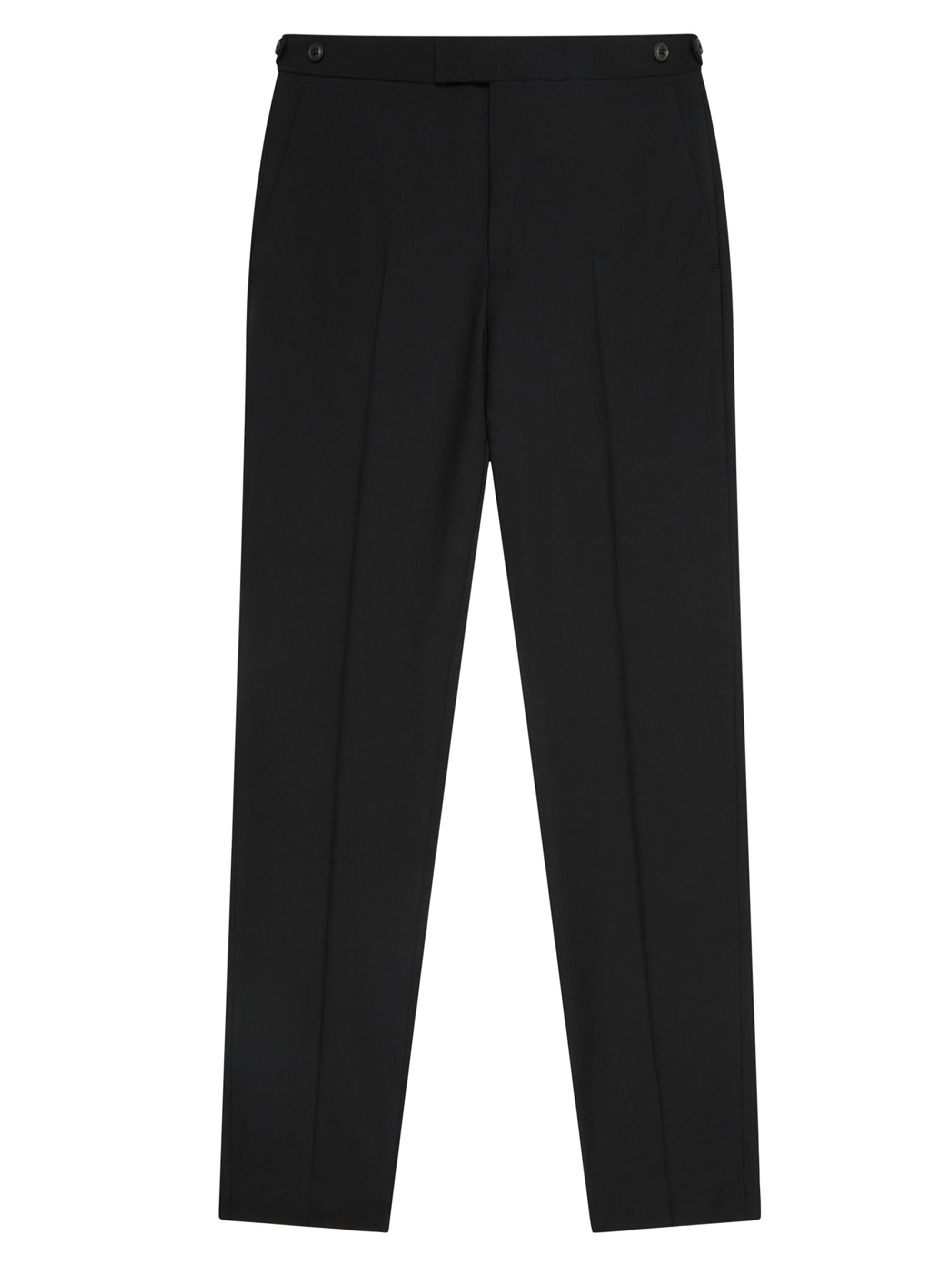 Reiss Men's Hope Wool Pants - Black