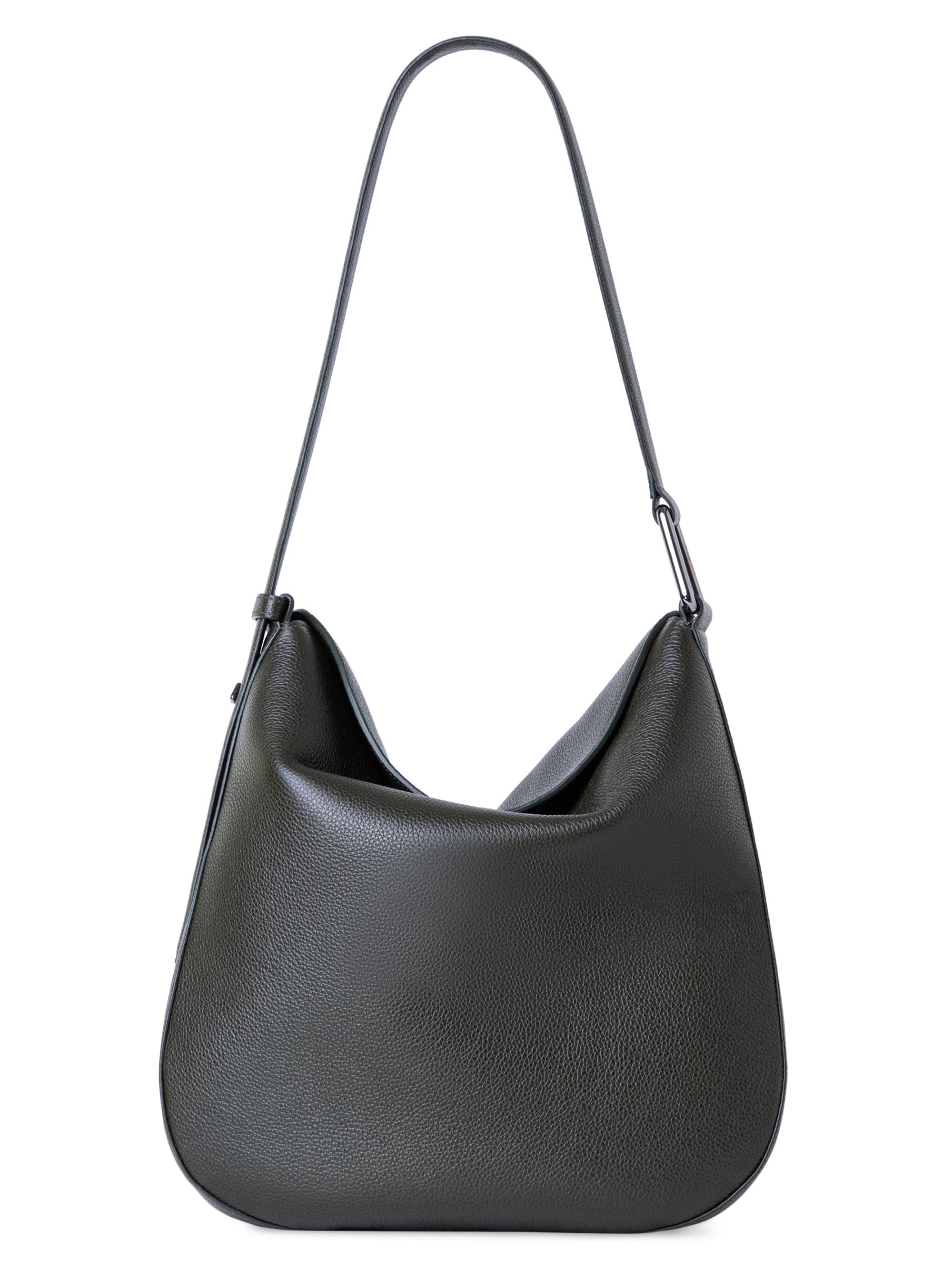 Akris Women's  Anna Leather Hobo Bag - Olive