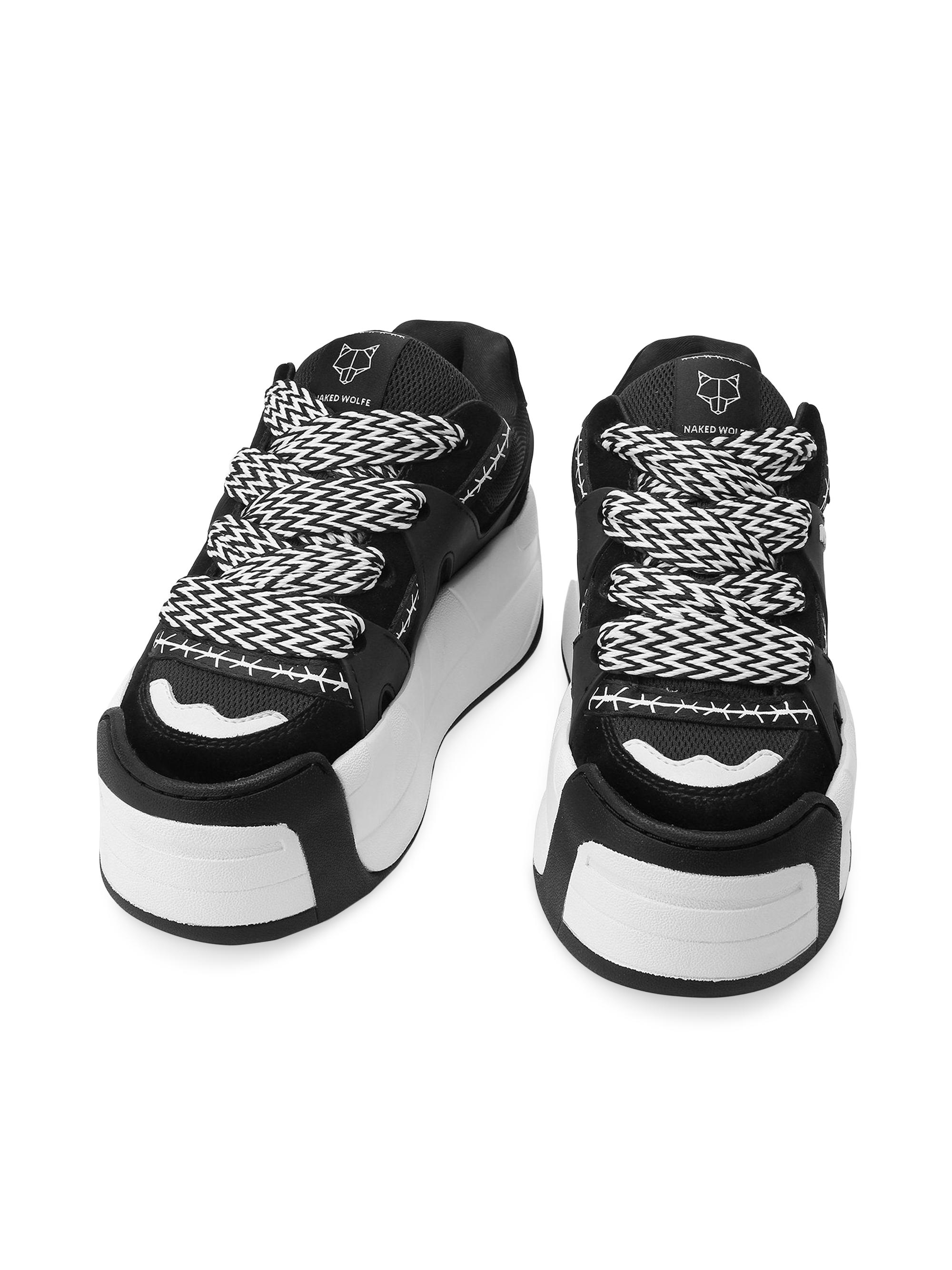 Naked Wolfe Women's Slider Sneakers - Black