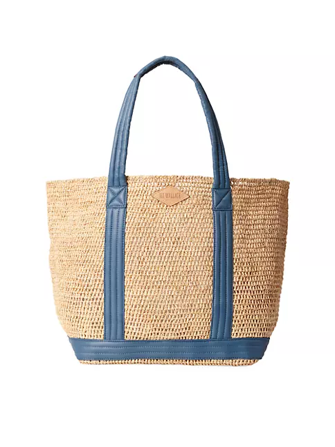 NEW Limited Edition Carolina Herrera Raffia Tote Bag