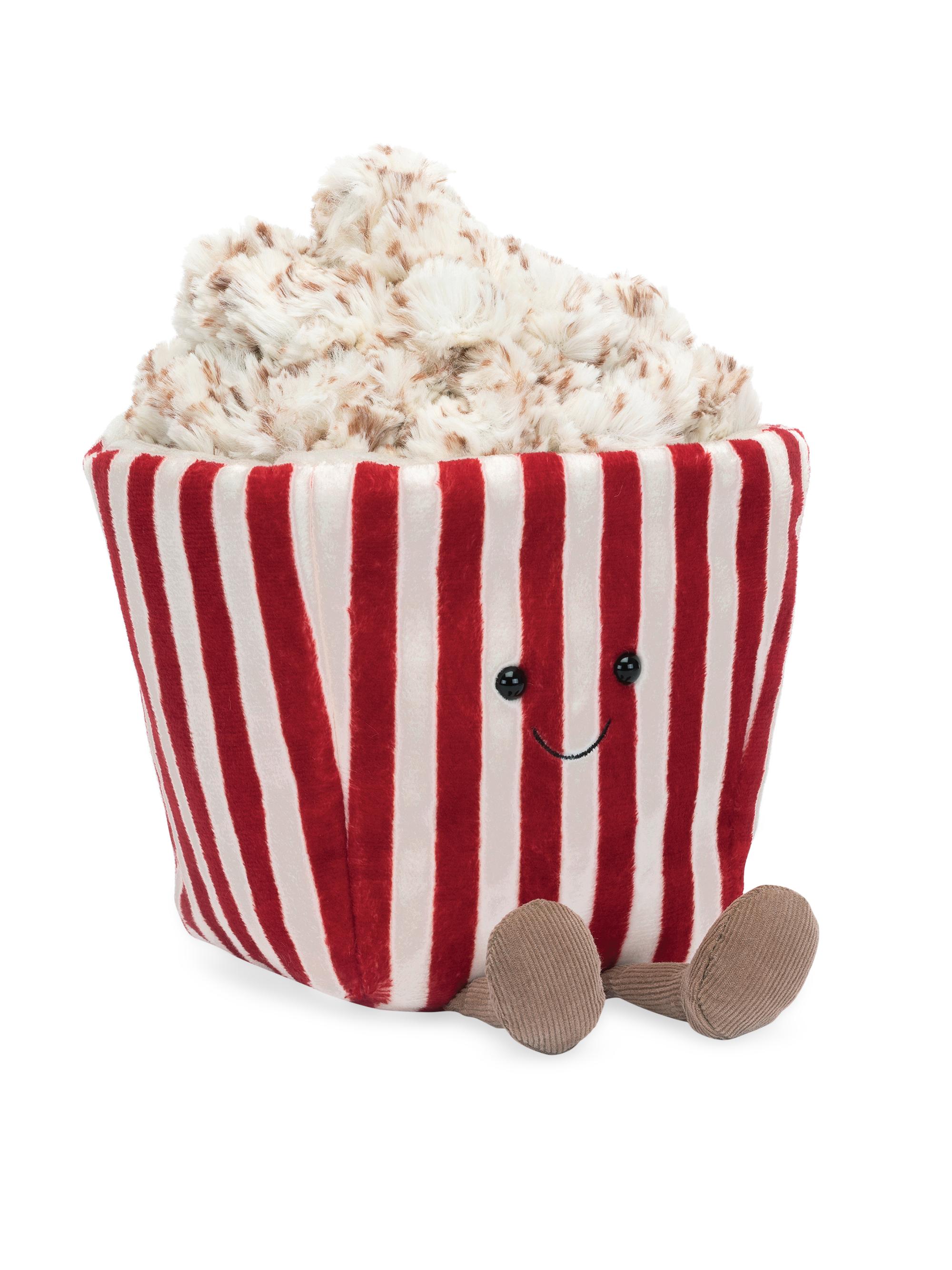 Jellycat Popcorn Plush Toy - Red White