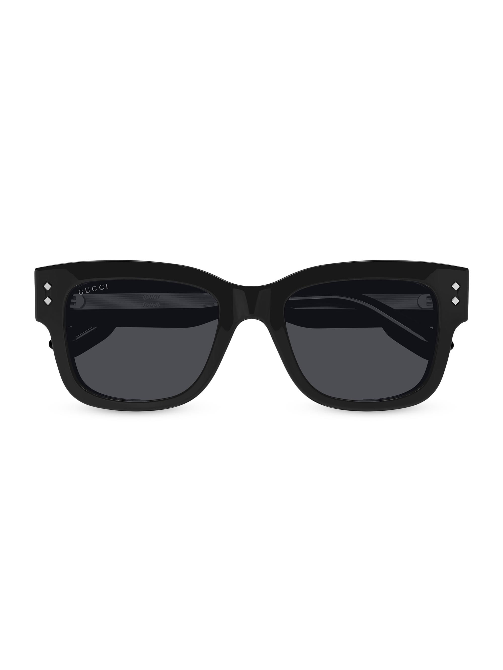 Gucci Men's 53MM Nouvelle Vague Square Sunglasses - Black