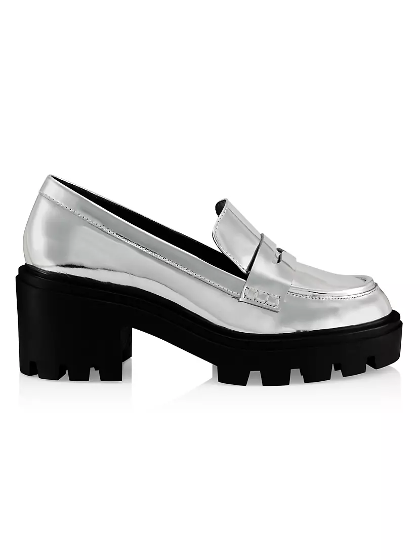 Zapatos Tipo Loafer Para Mujer Con Plataforma - Ref. Z-2764N - DFV Leather  Shoes & Bags