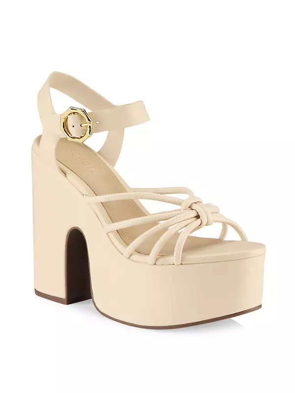 Cut-out Ankle Strap Slingback Wedge Sandals