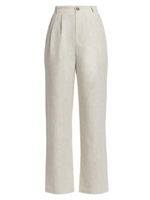 Wegner Linen Straight Pants