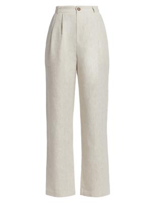 Wegner Linen Straight Pants