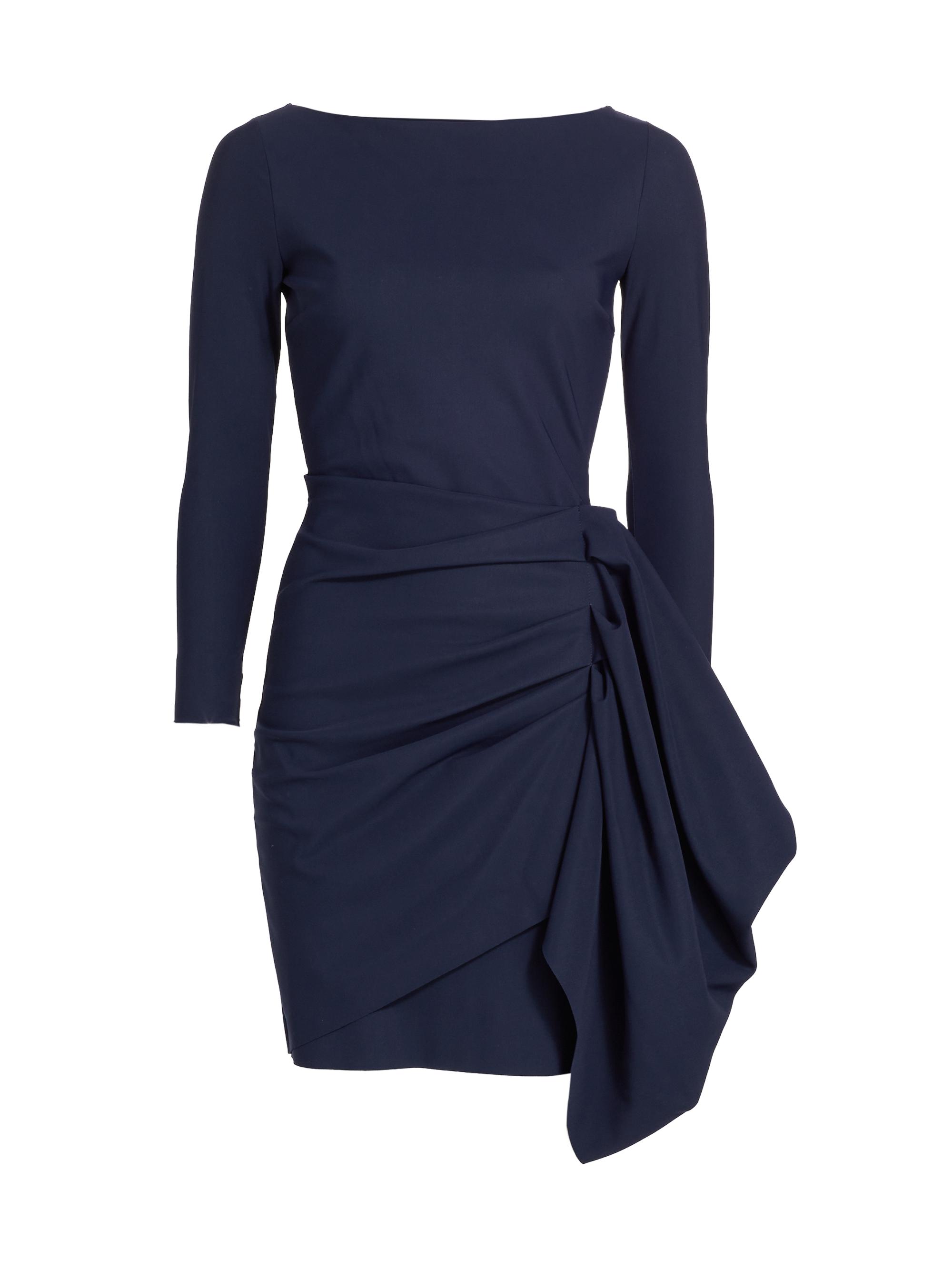Chiara Boni La Petite Robe Women's Hypnos Boatneck Cocktail Dress - Blue Notte
