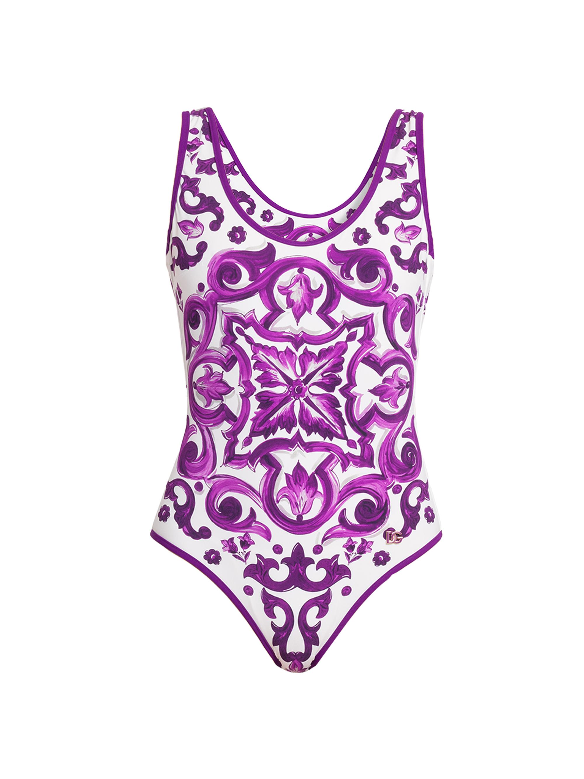 LOEWE LOEWE x Paula's Ibiza Striped Logo One-Piece Swimsuit | Saks